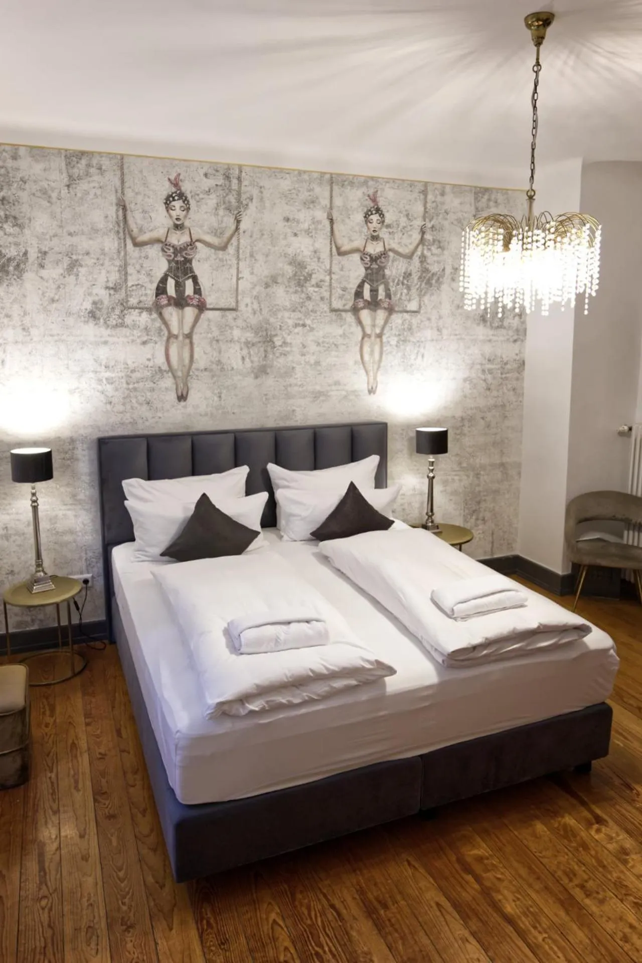 Bed in Villa Delange