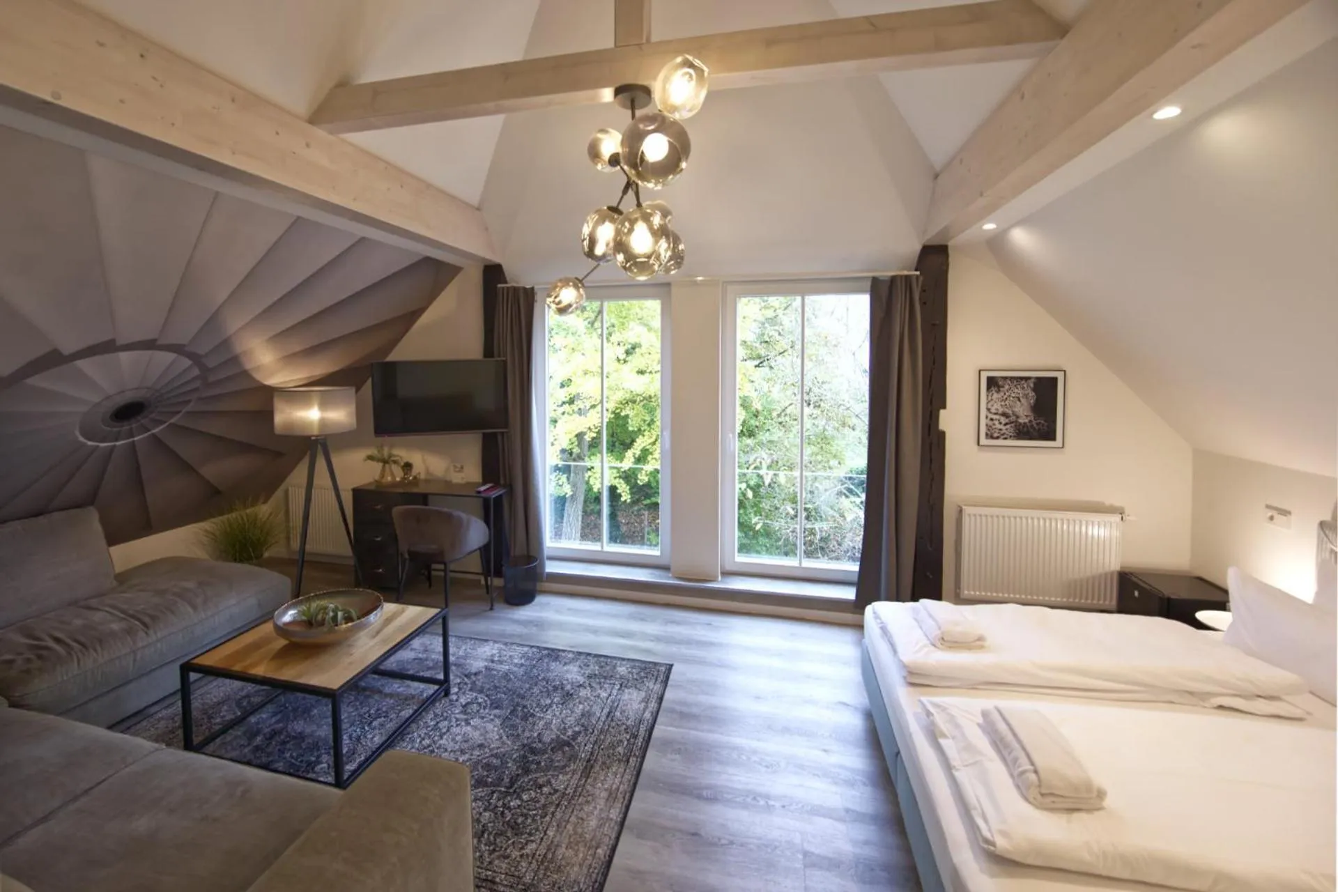 Bed in Villa Delange