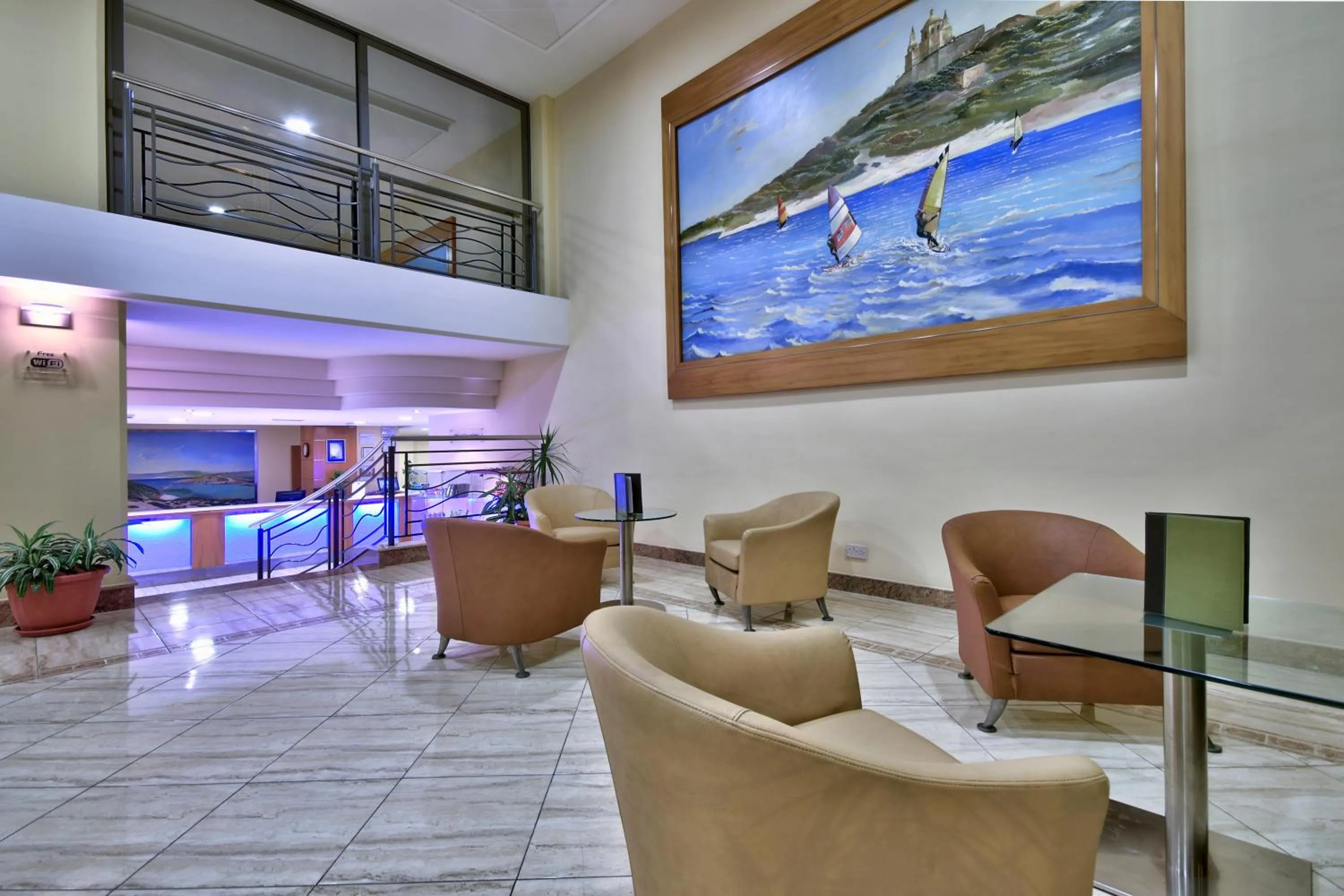 Lobby or reception in Luna Holiday Complex