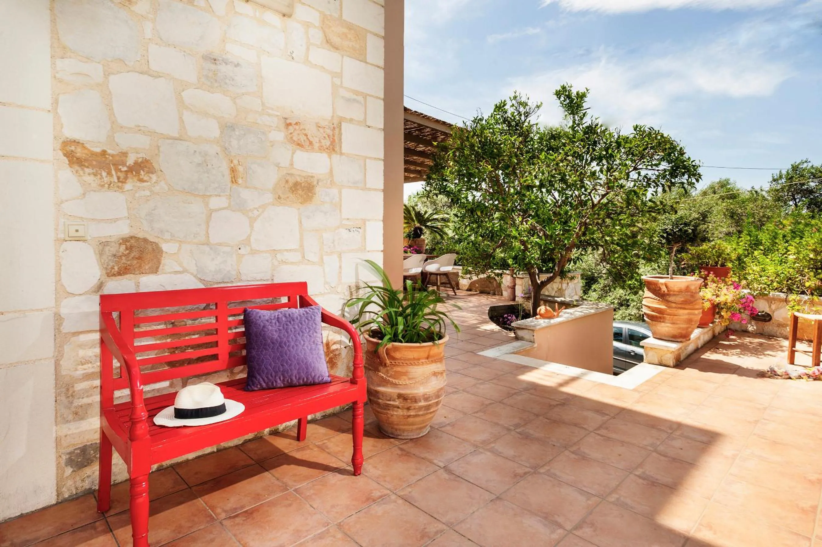 Balcony/Terrace in My Villa Dafni