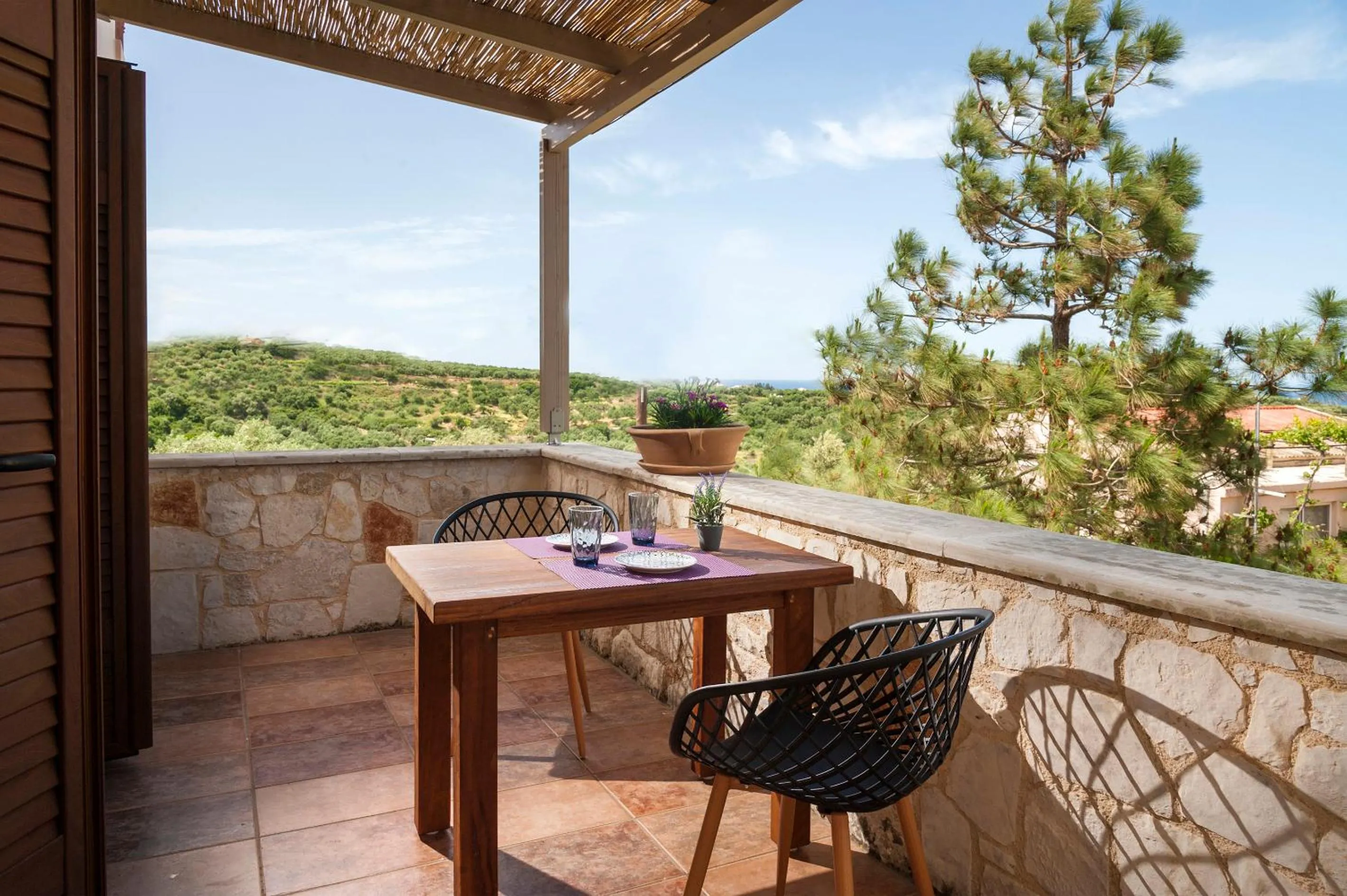 Balcony/Terrace in My Villa Dafni