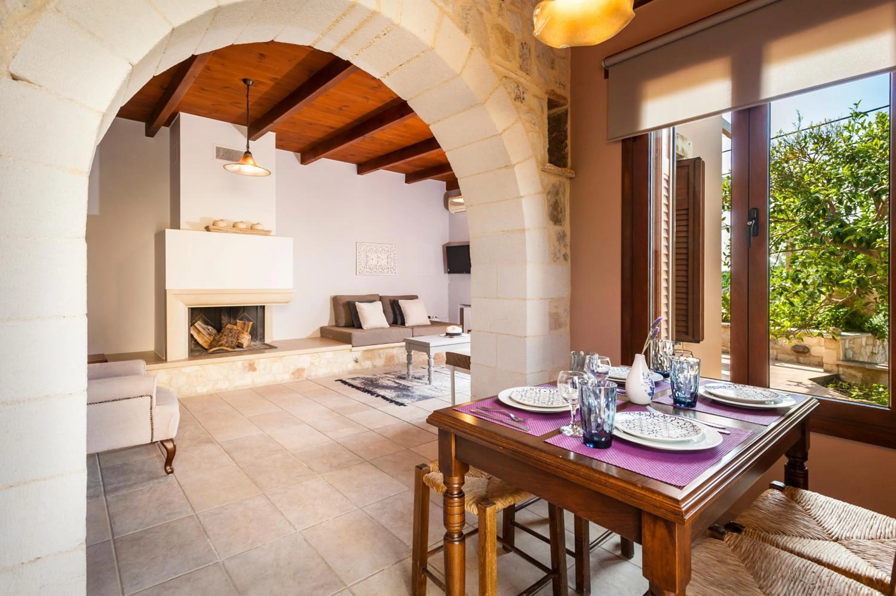 Dining area in My Villa Dafni