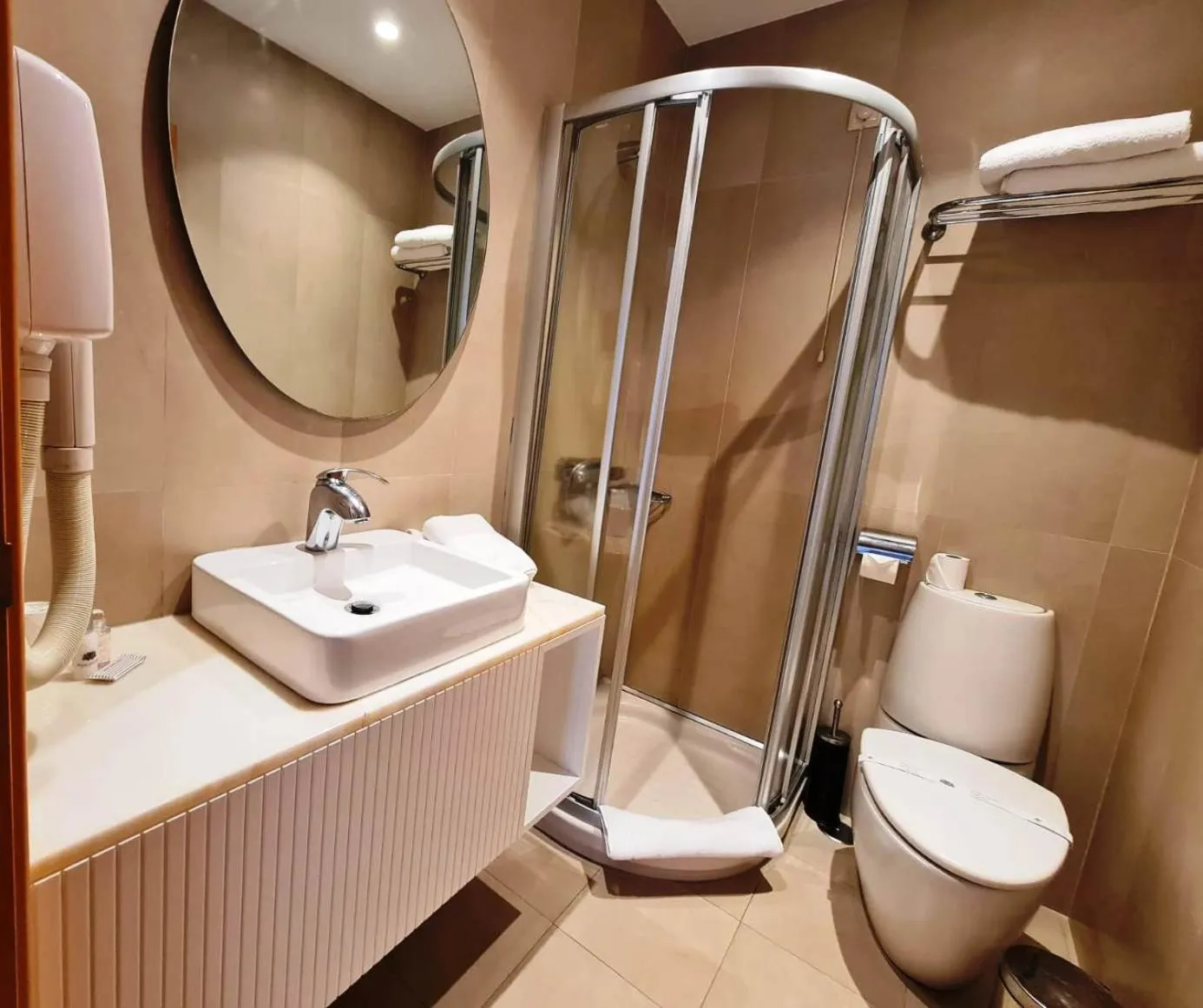 Toilet in Hotel Albergaria Borges