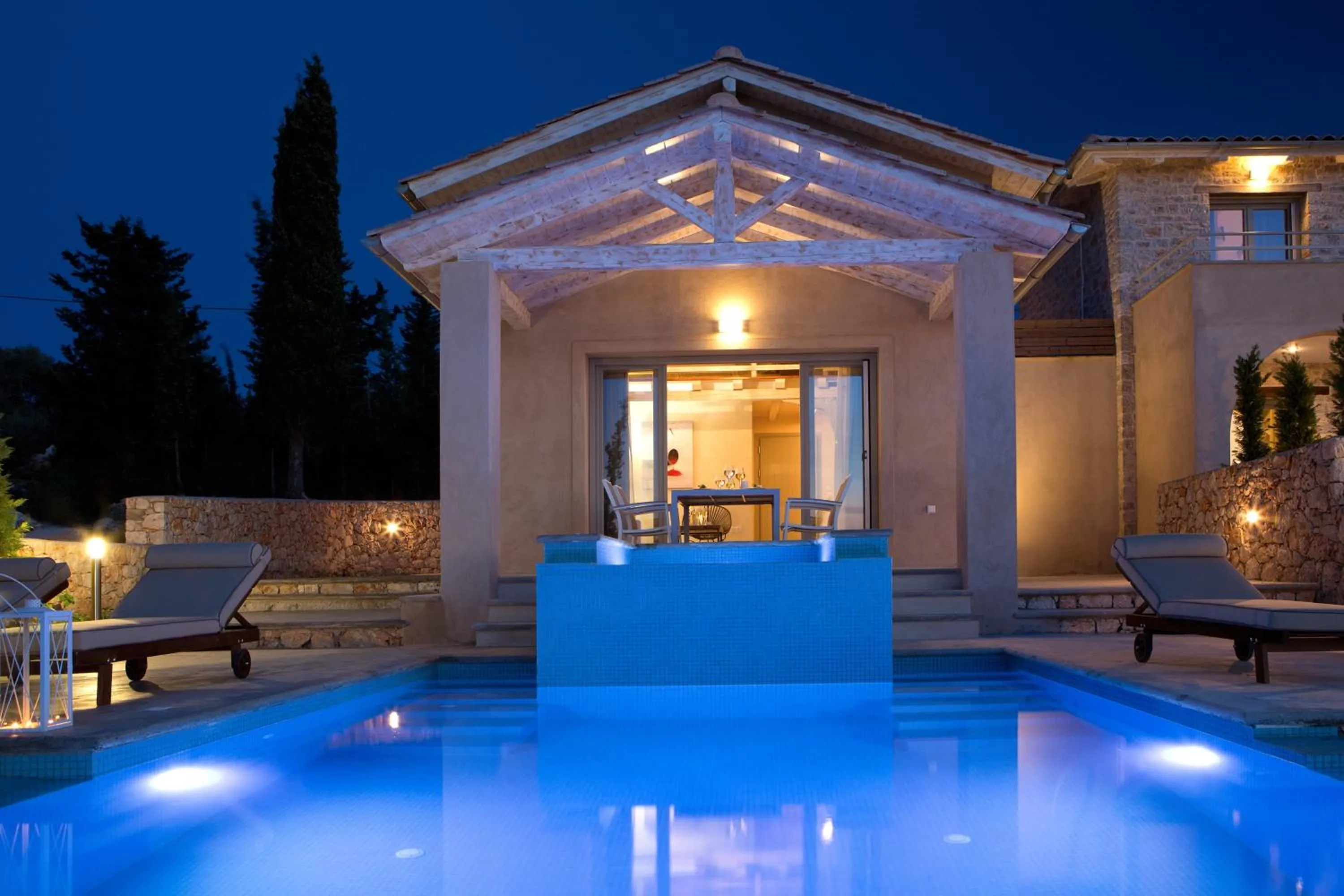 Patio in Ionian Horizon Villas