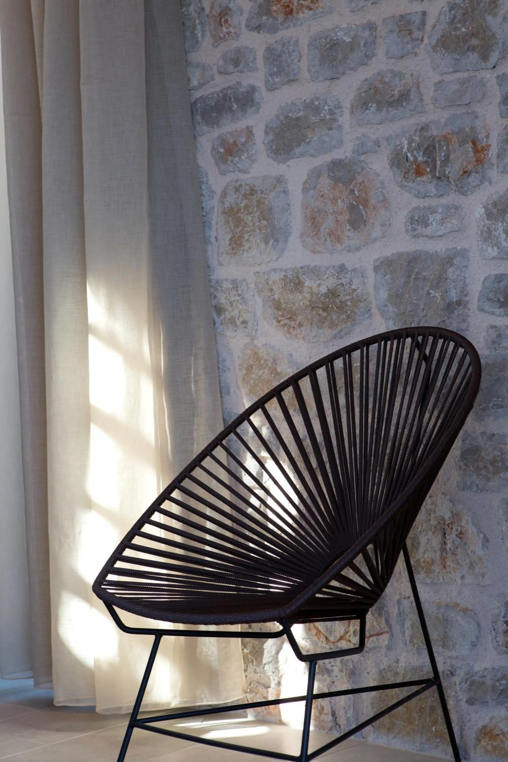 Seating area in Ionian Horizon Villas