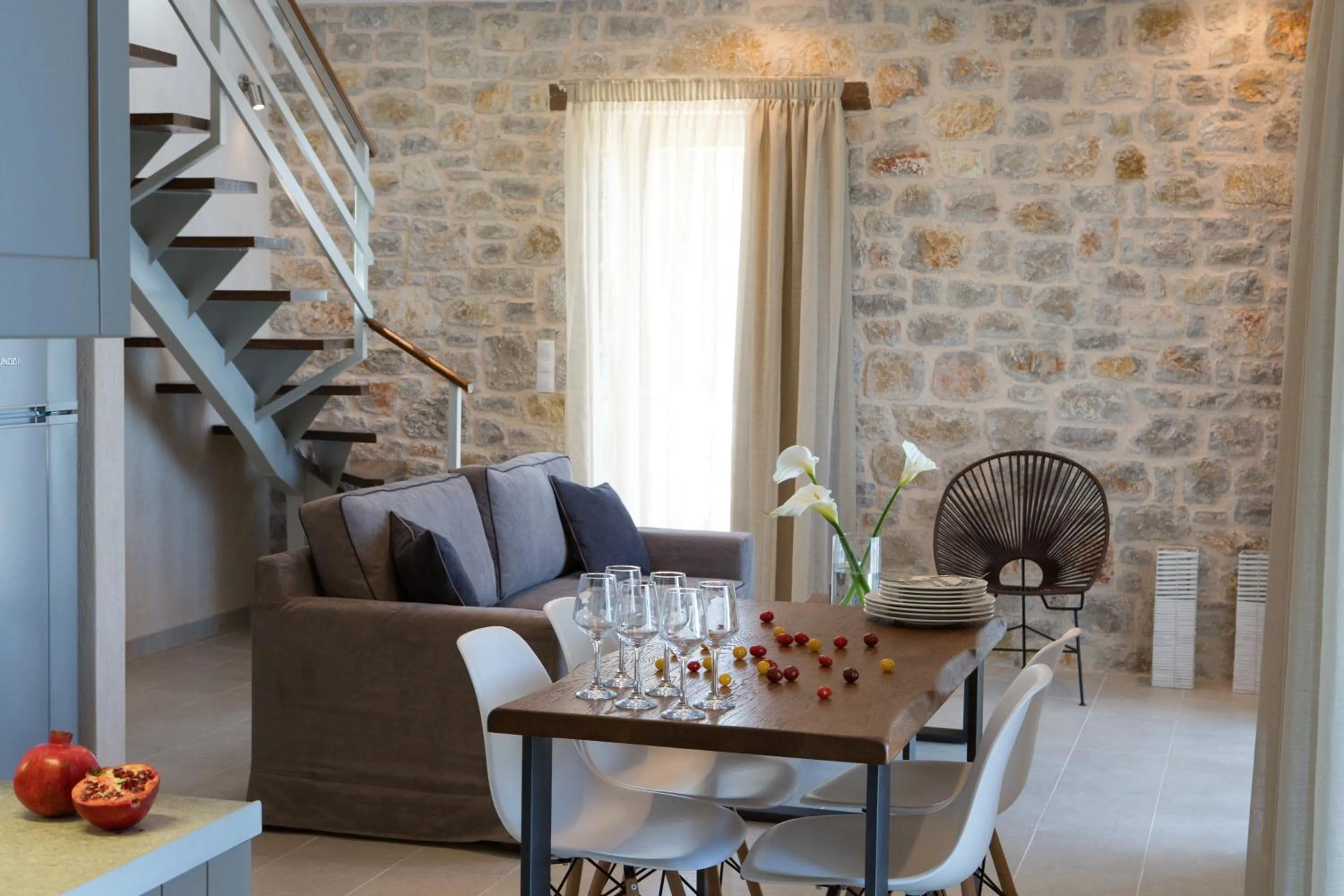 Living room in Ionian Horizon Villas