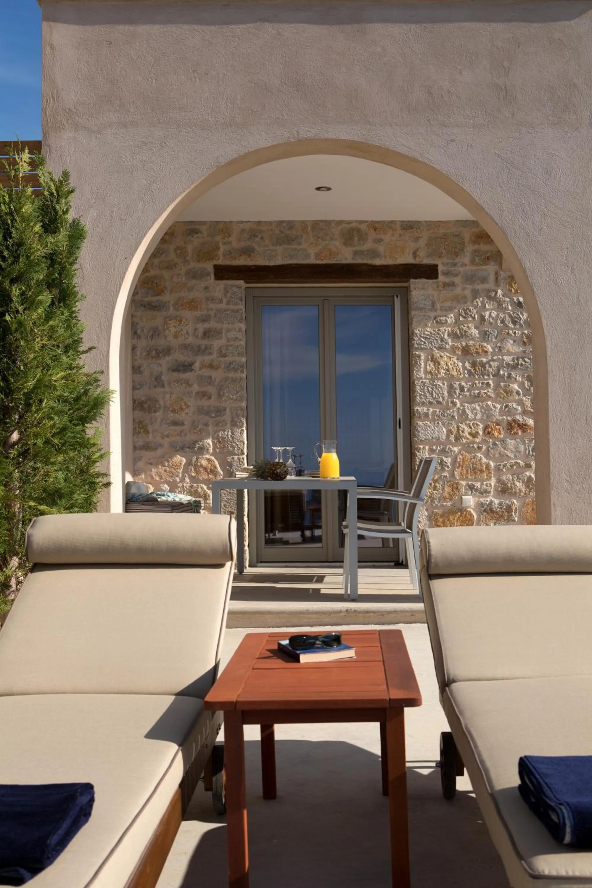 Patio in Ionian Horizon Villas