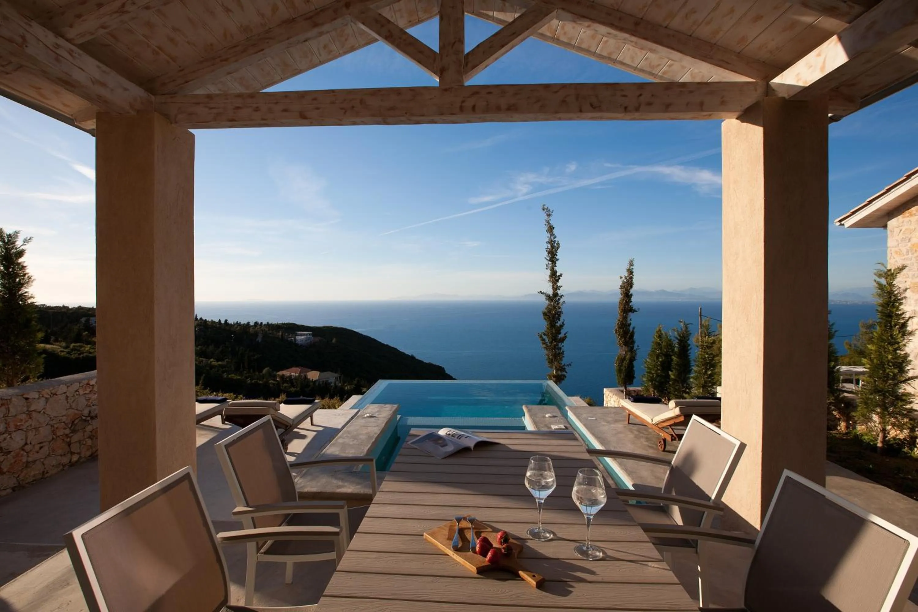 Patio in Ionian Horizon Villas