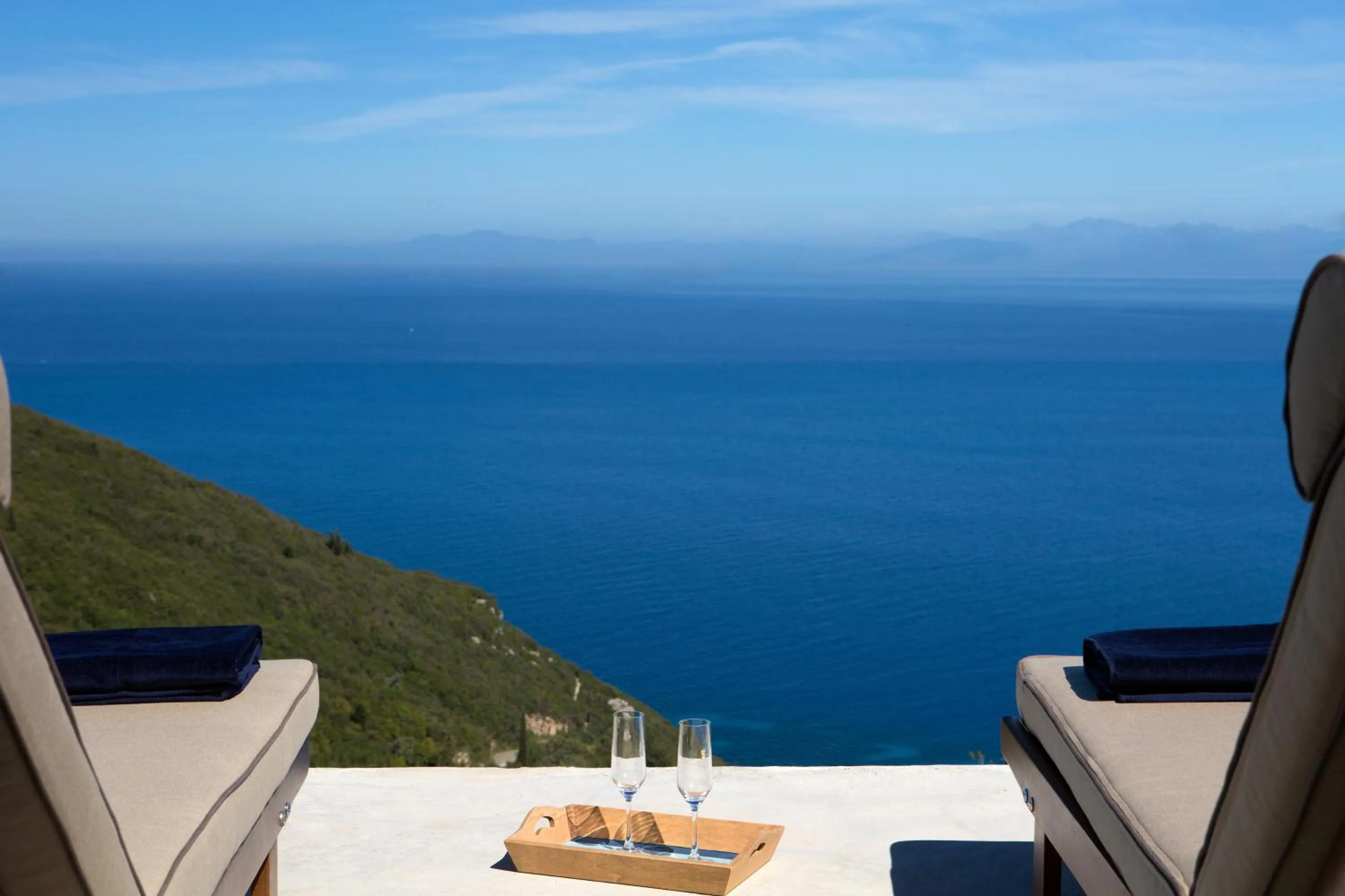 Balcony/Terrace in Ionian Horizon Villas