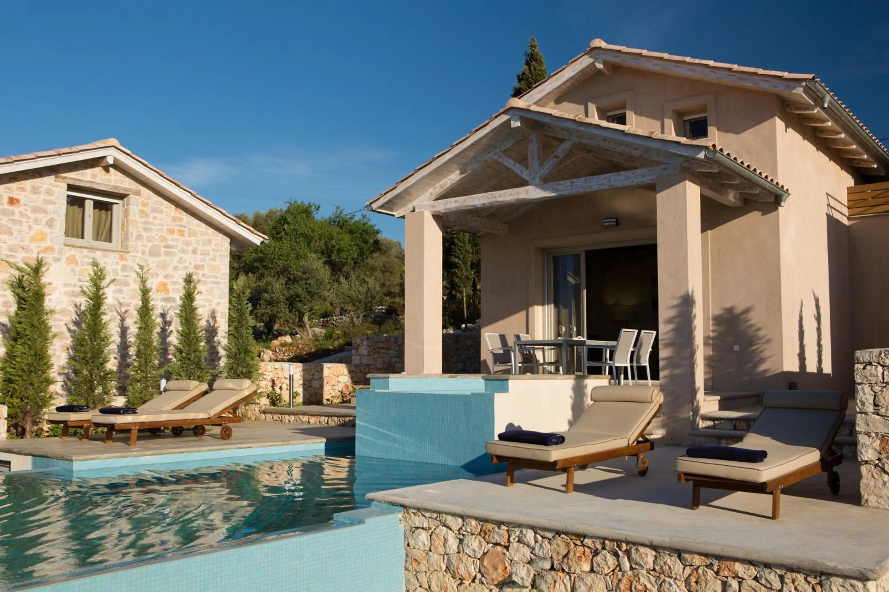 Patio in Ionian Horizon Villas