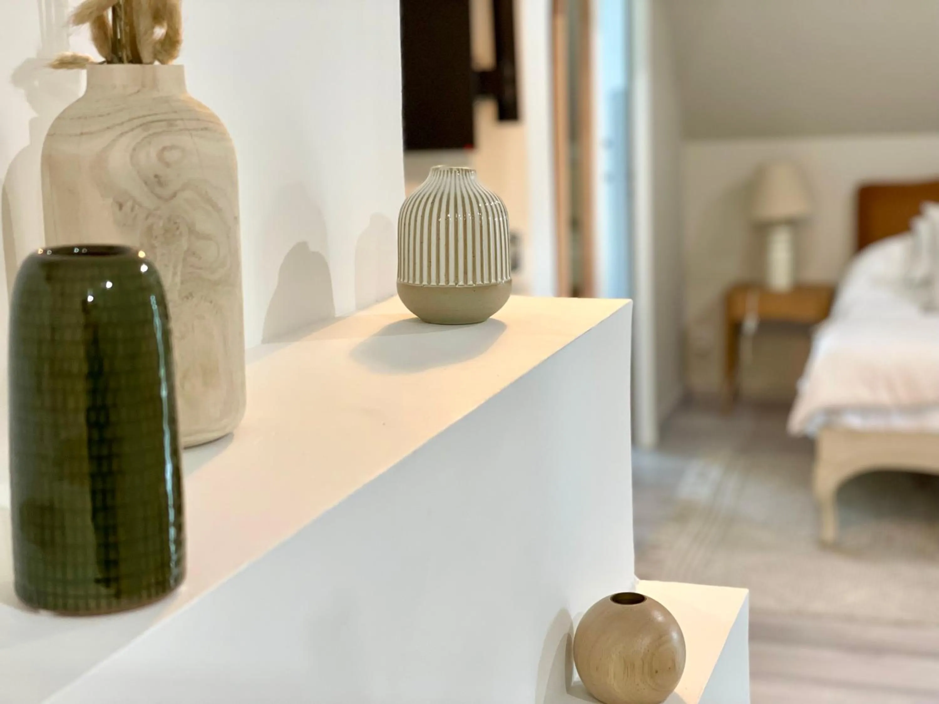 Bedroom, Bed in Villa de la Croix - Maison d'hôtes à 4 minutes de l'A26 avec parking