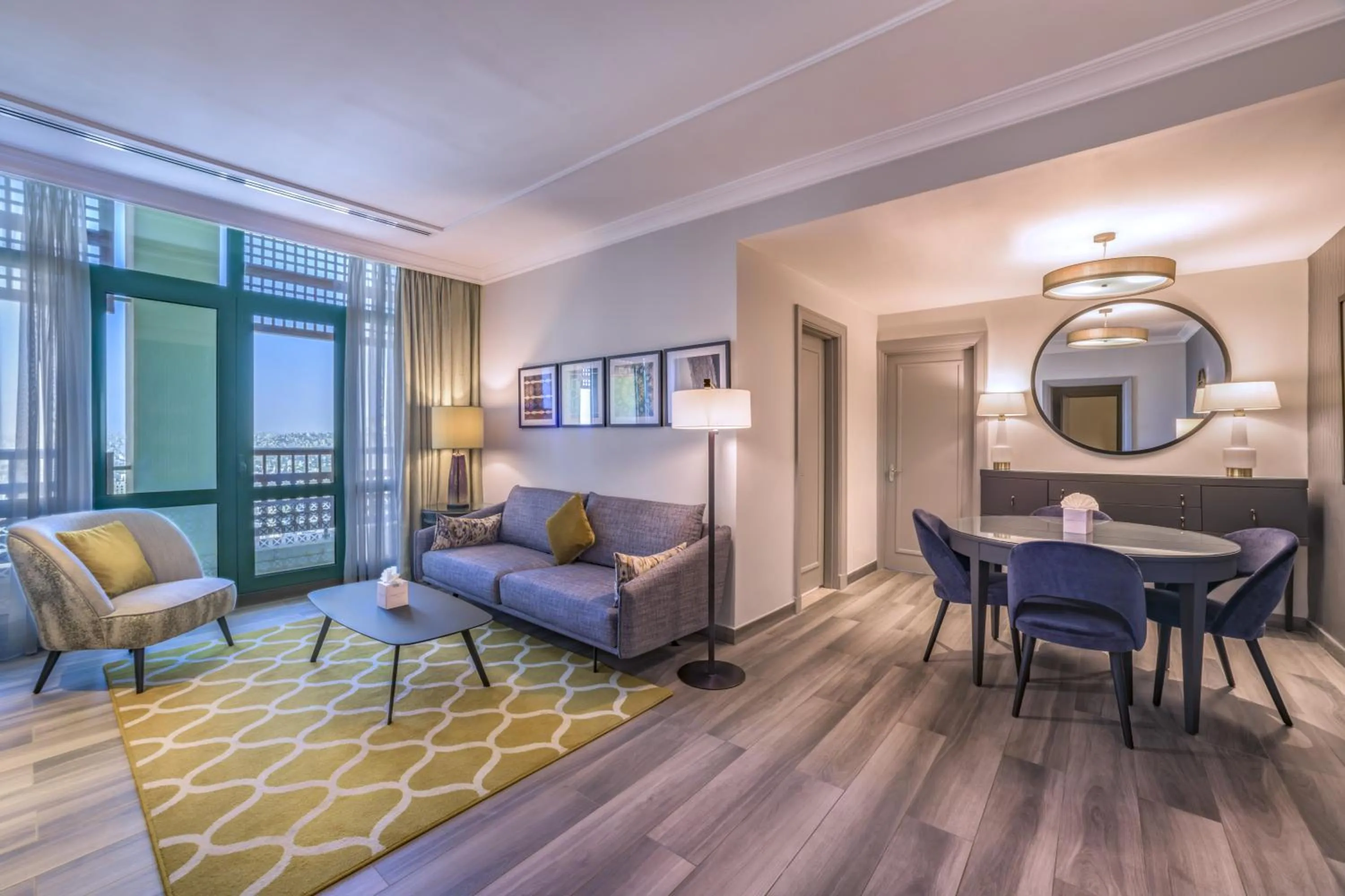 Living room in Grand Hyatt Amman Residences