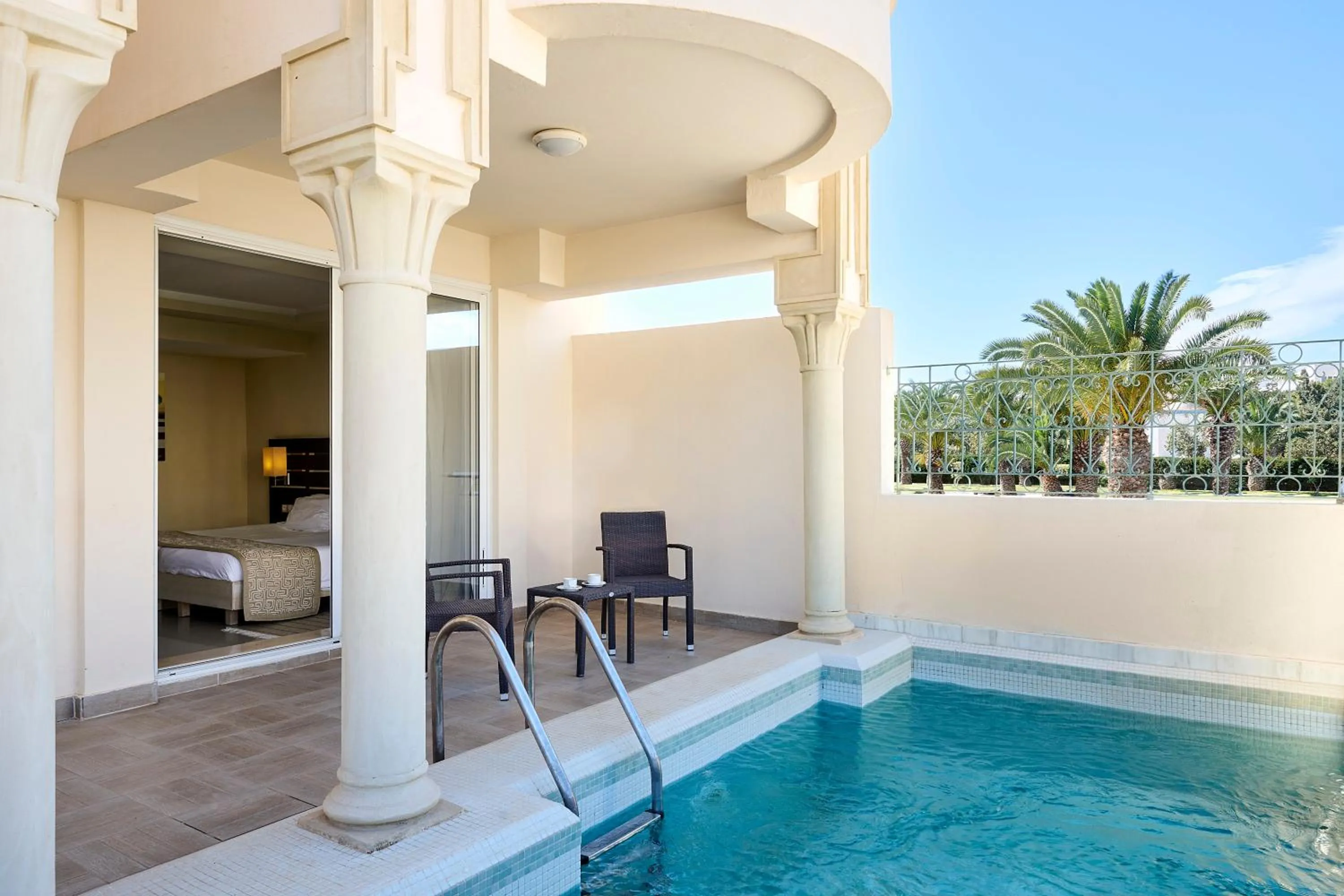 Pool view in Iberostar Waves Averroes