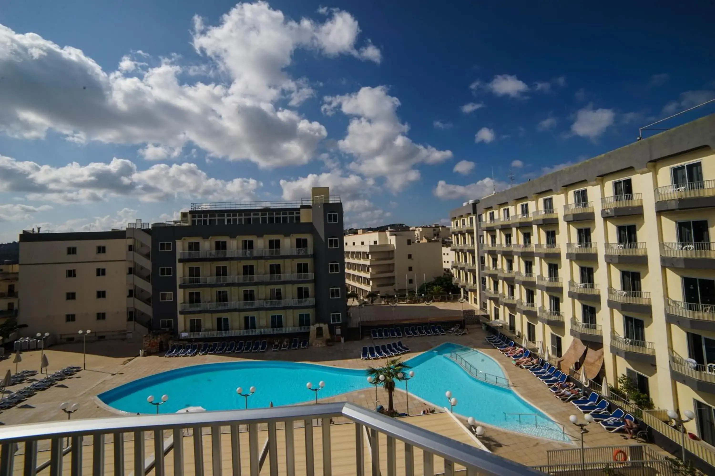 Pool view in Topaz Hotel Pool view in Topaz Hotel