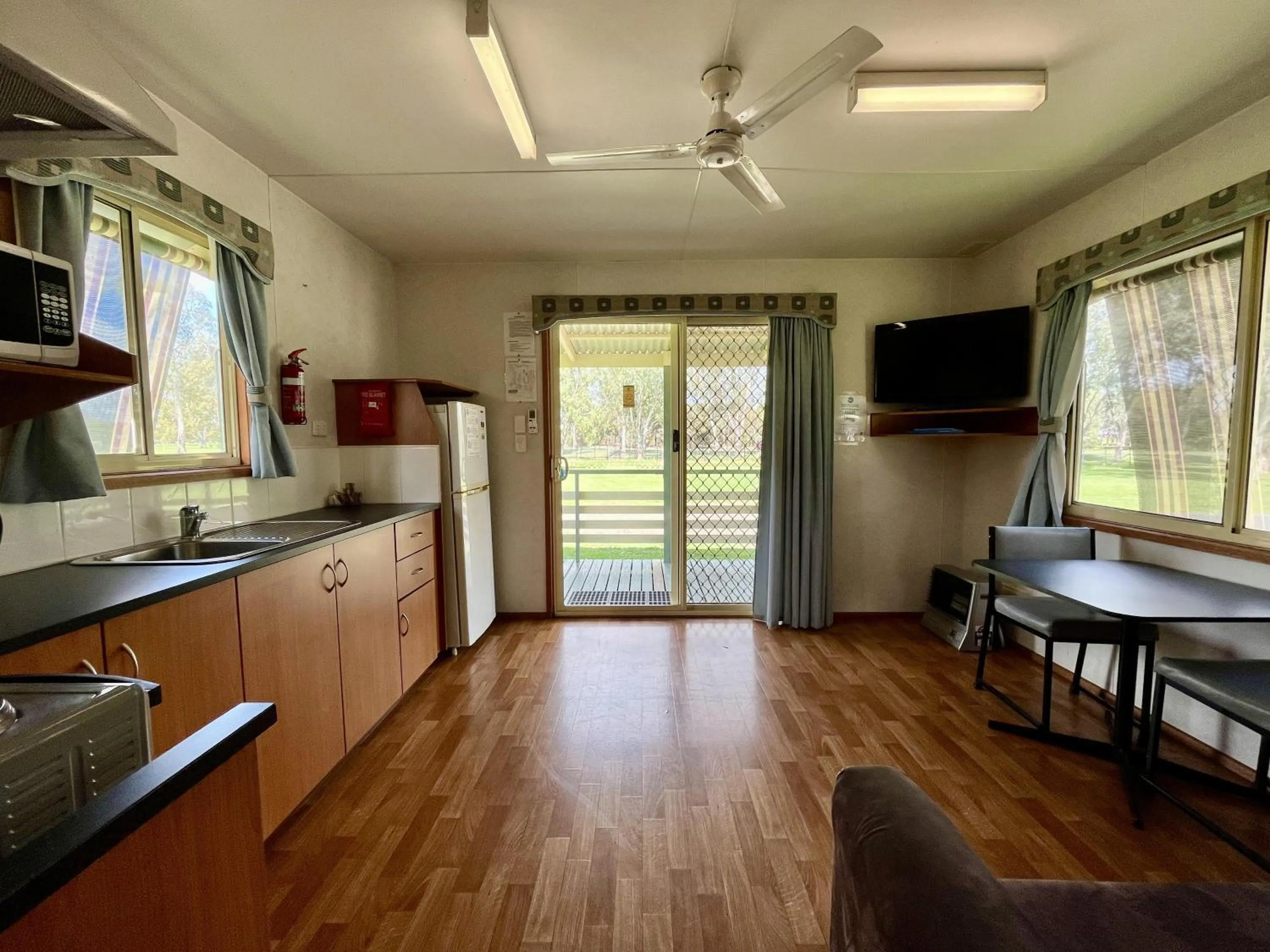 Living room in Junee Tourist Park