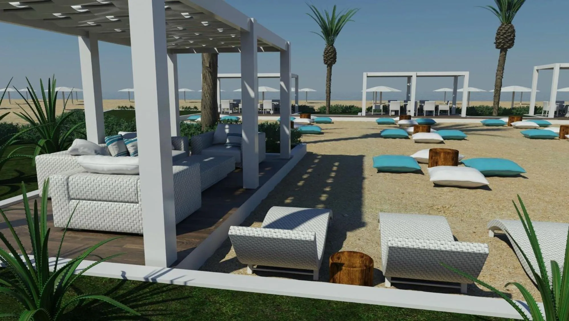 Beach in Vincci Safira Palms