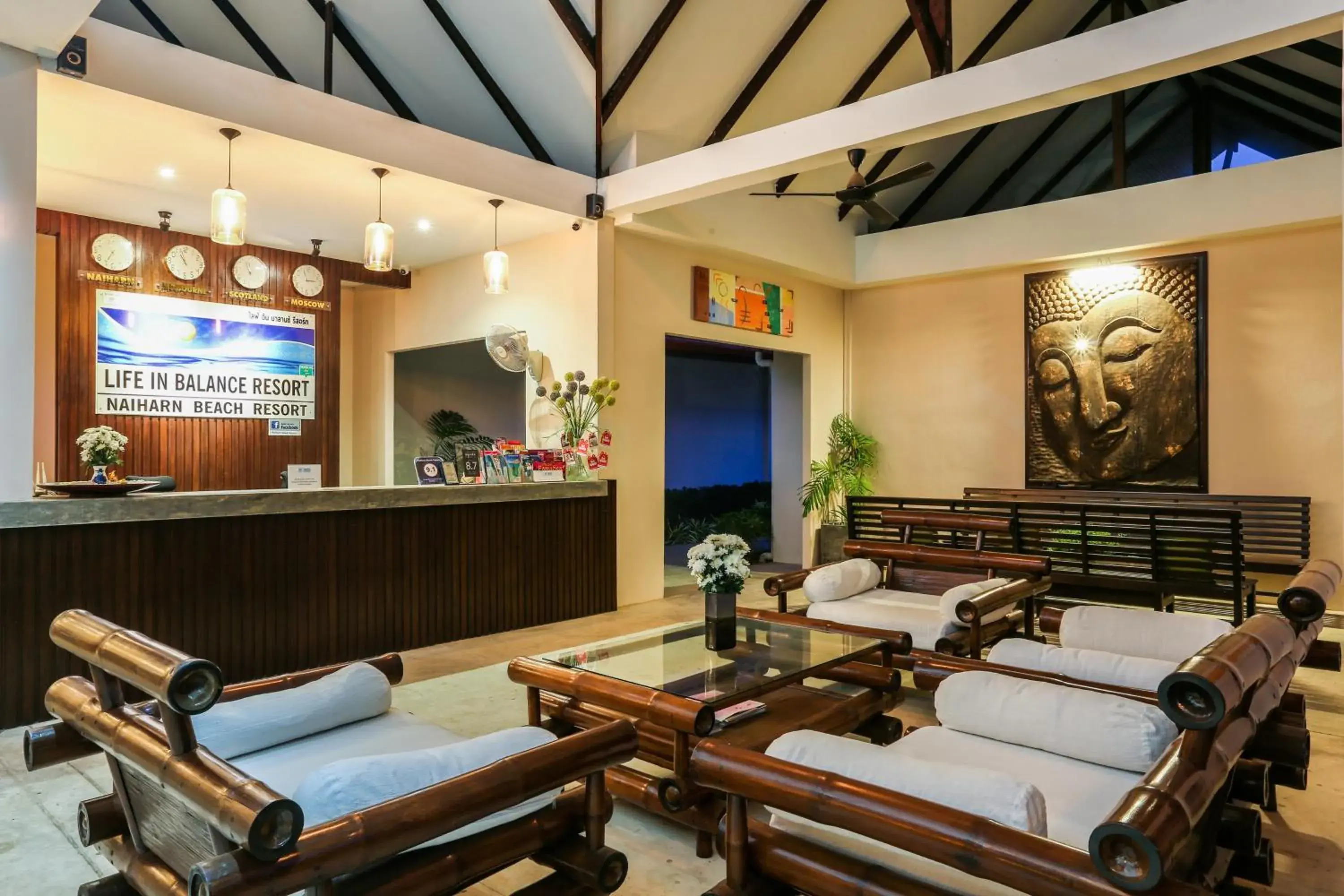 Lobby or reception in Naiharn Beach Resort - SHA Plus Extra Lobby or reception in Naiharn Beach Resort - SHA Plus Extra