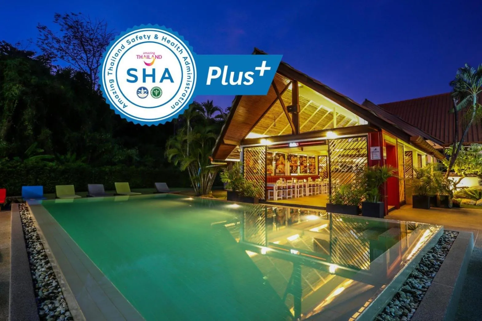 Swimming pool in Naiharn Beach Resort - SHA Plus Extra