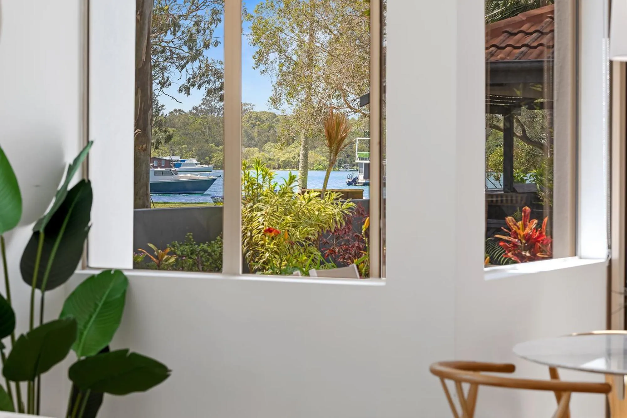 Garden view in Como Noosa