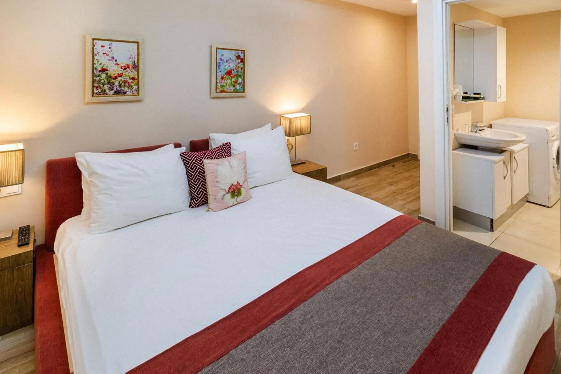 Bed in Cheya Sisli BNB Medical & Business City Center Tesvikiye Suites and Apartments