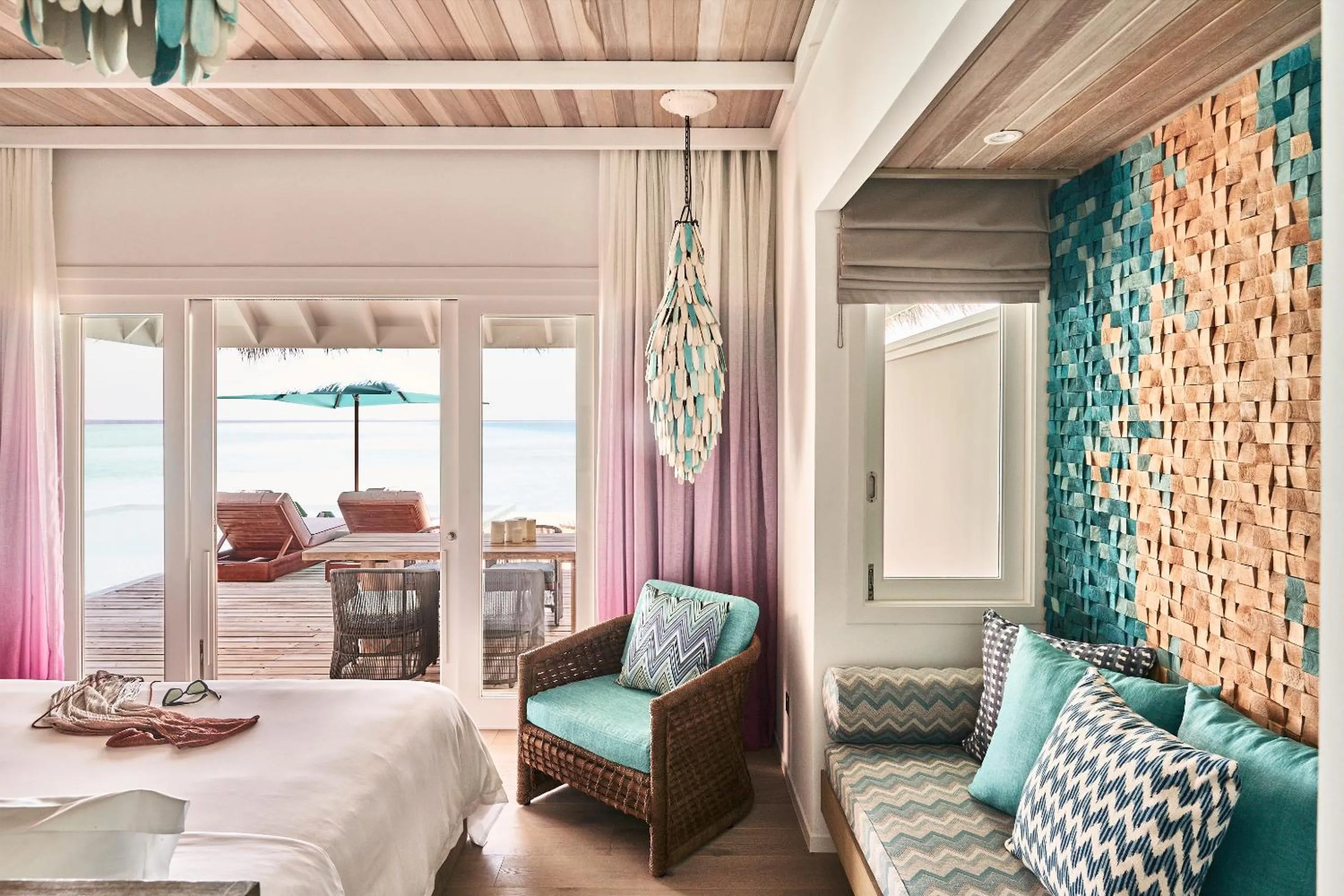 Bedroom in Finolhu, A Seaside Collection Resort, a Member of Design Hotels