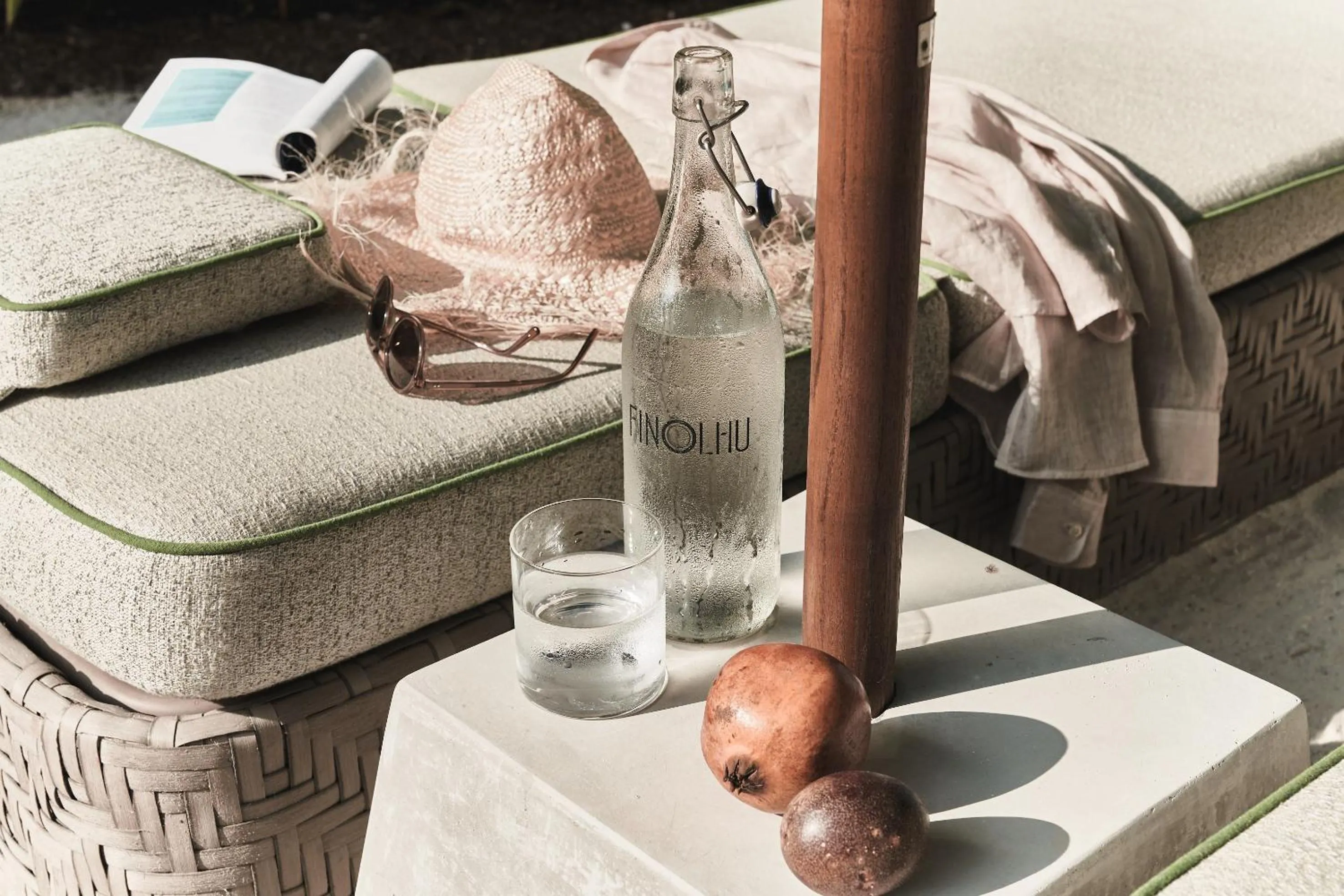 Patio in Finolhu, A Seaside Collection Resort, a Member of Design Hotels