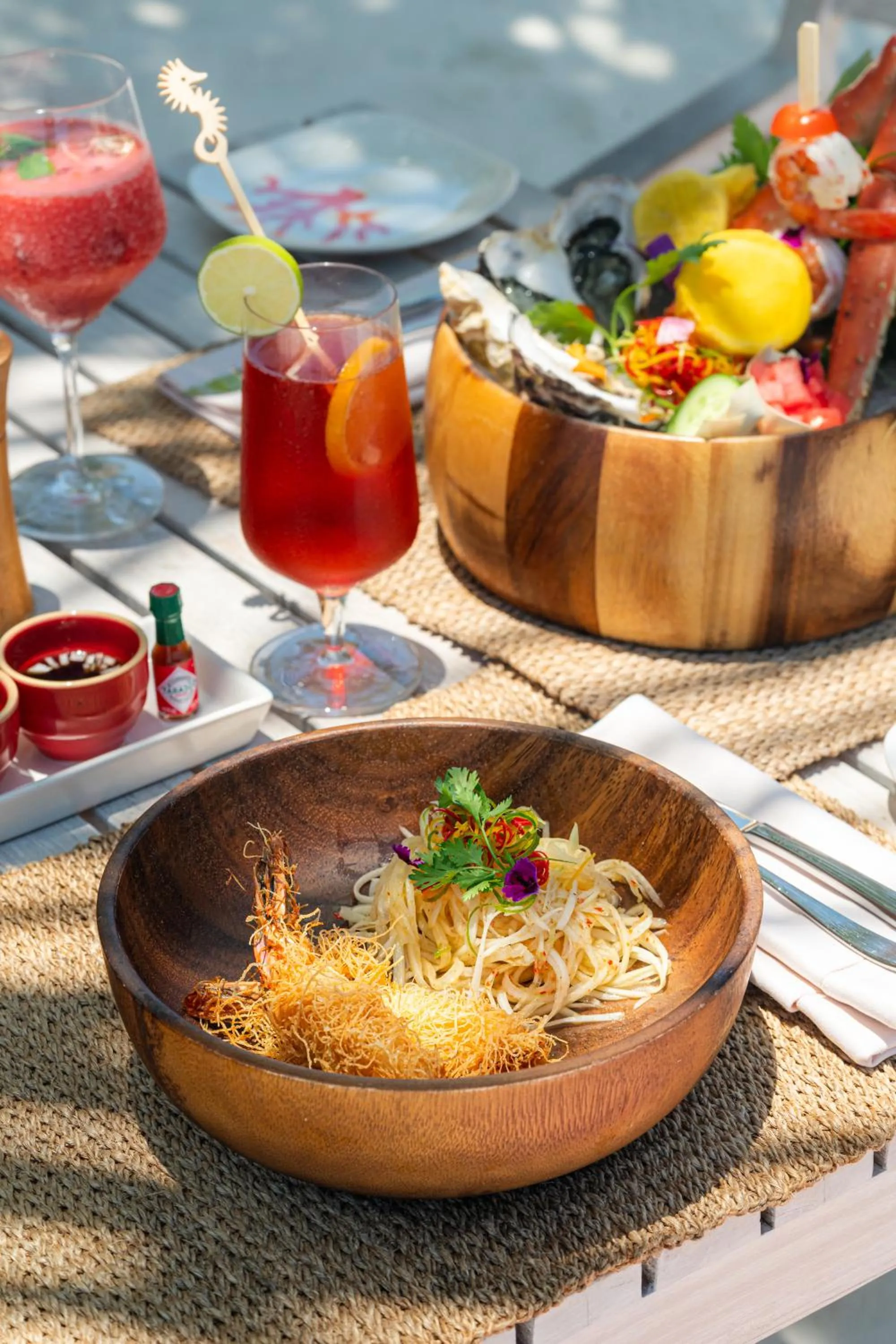 Restaurant/places to eat in Finolhu, A Seaside Collection Resort, a Member of Design Hotels