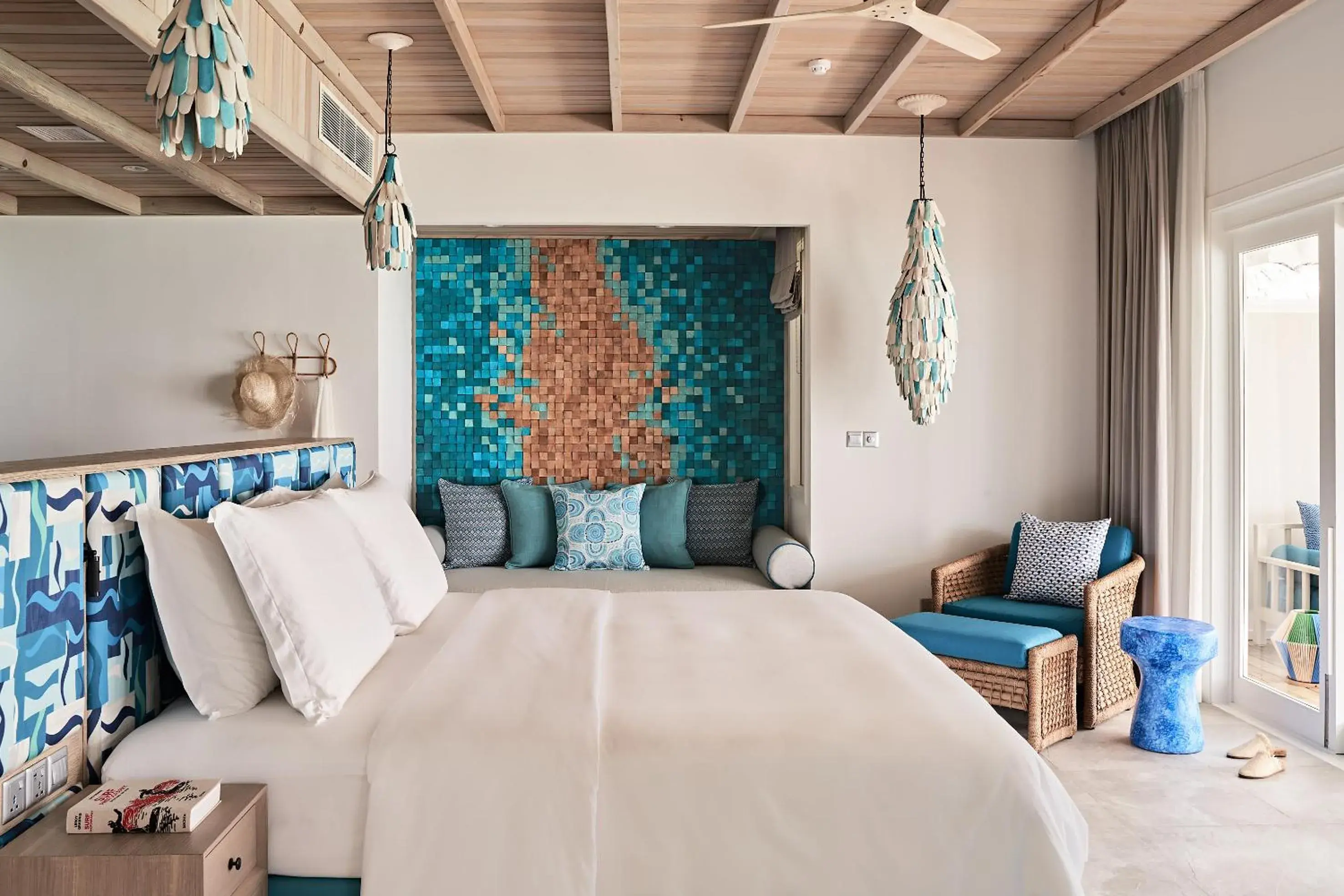 Bedroom, Bed in Finolhu, A Seaside Collection Resort, a Member of Design Hotels Bedroom, Bed in Finolhu, A Seaside Collection Resort, a Member of Design Hotels