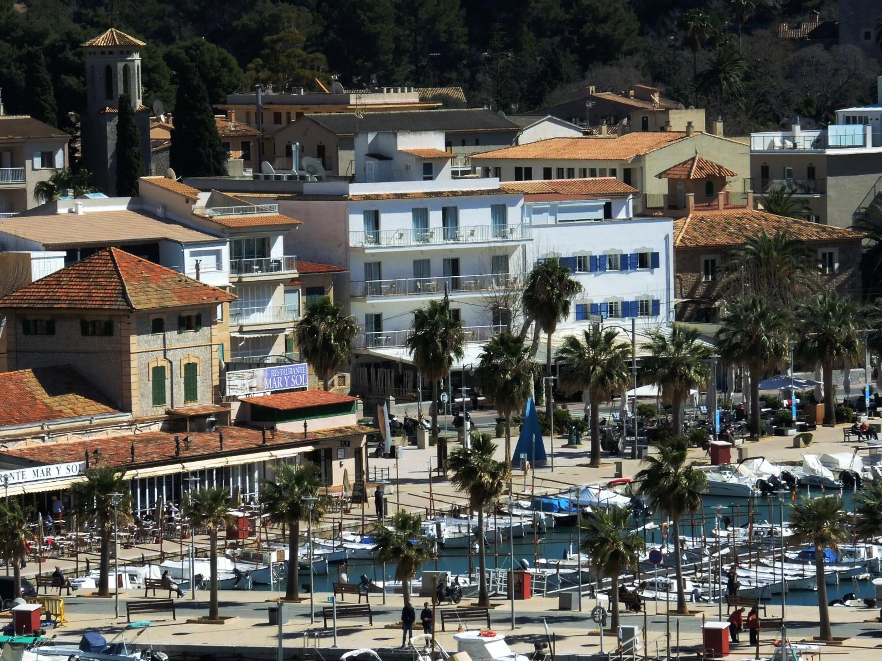 Bird's eye view in Hotel Miramar