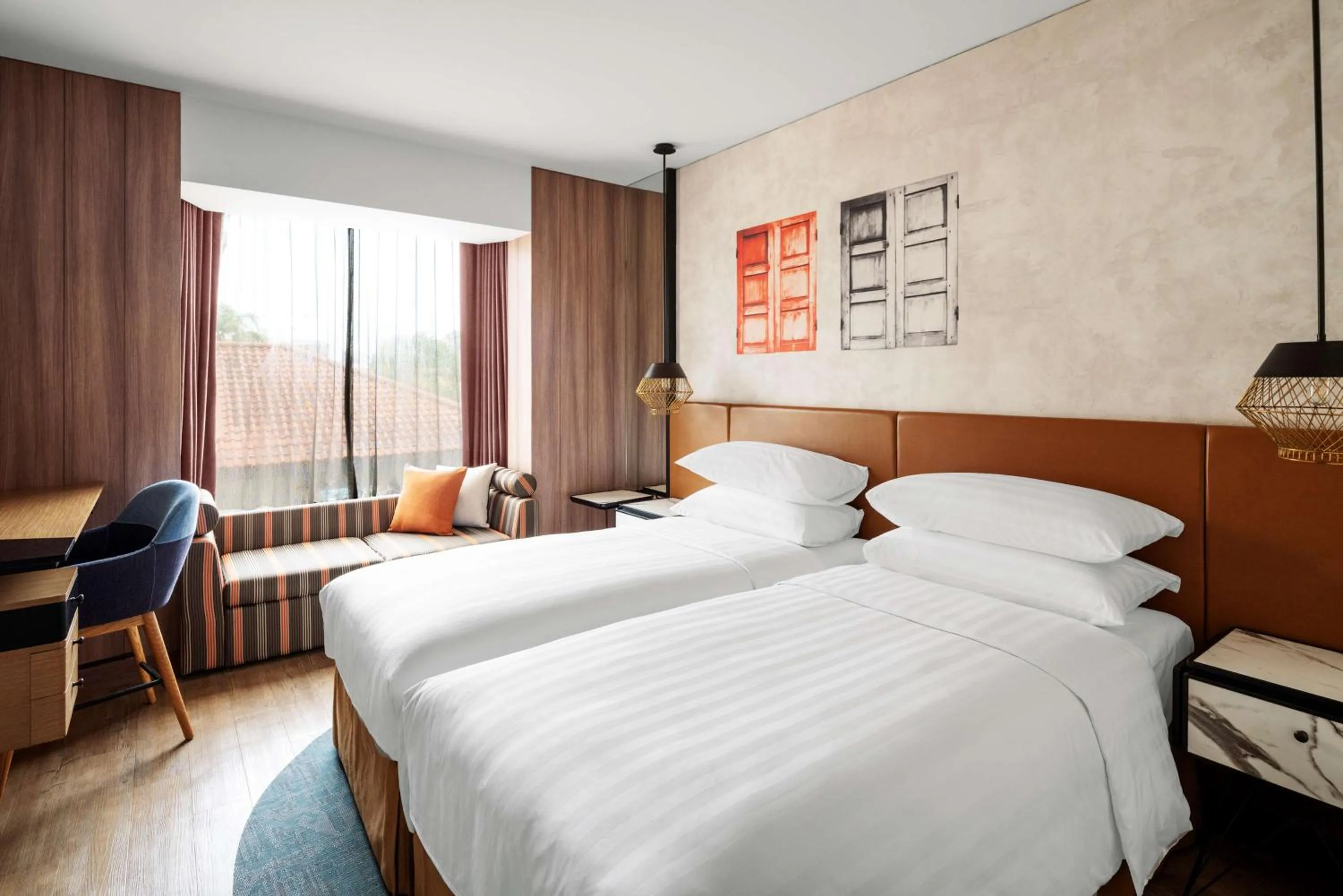 People, Bed in JEN Singapore Tanglin by Shangri-La