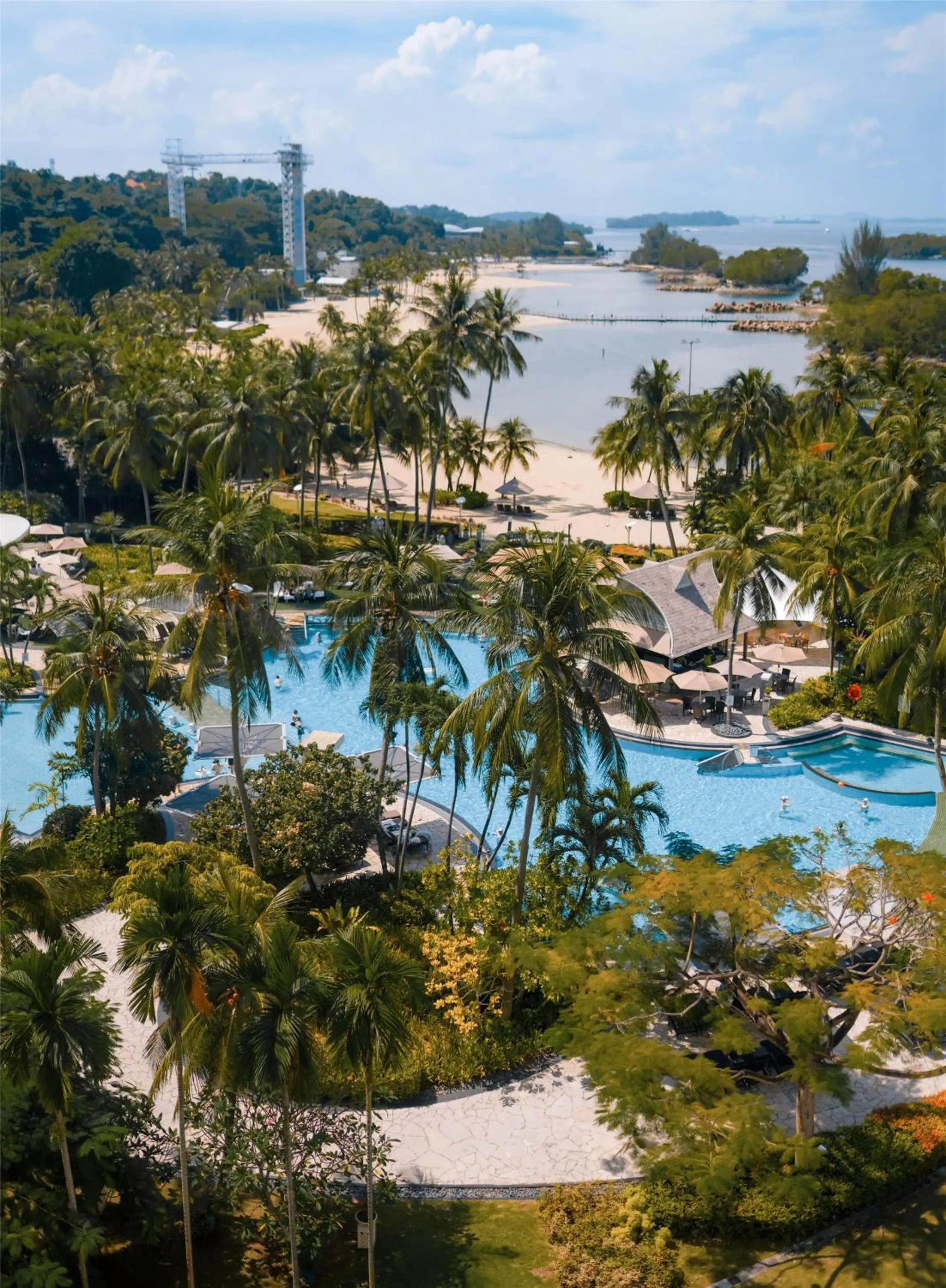 Deluxe Twin Room with Sea View in Shangri-La Rasa Sentosa, Singapore