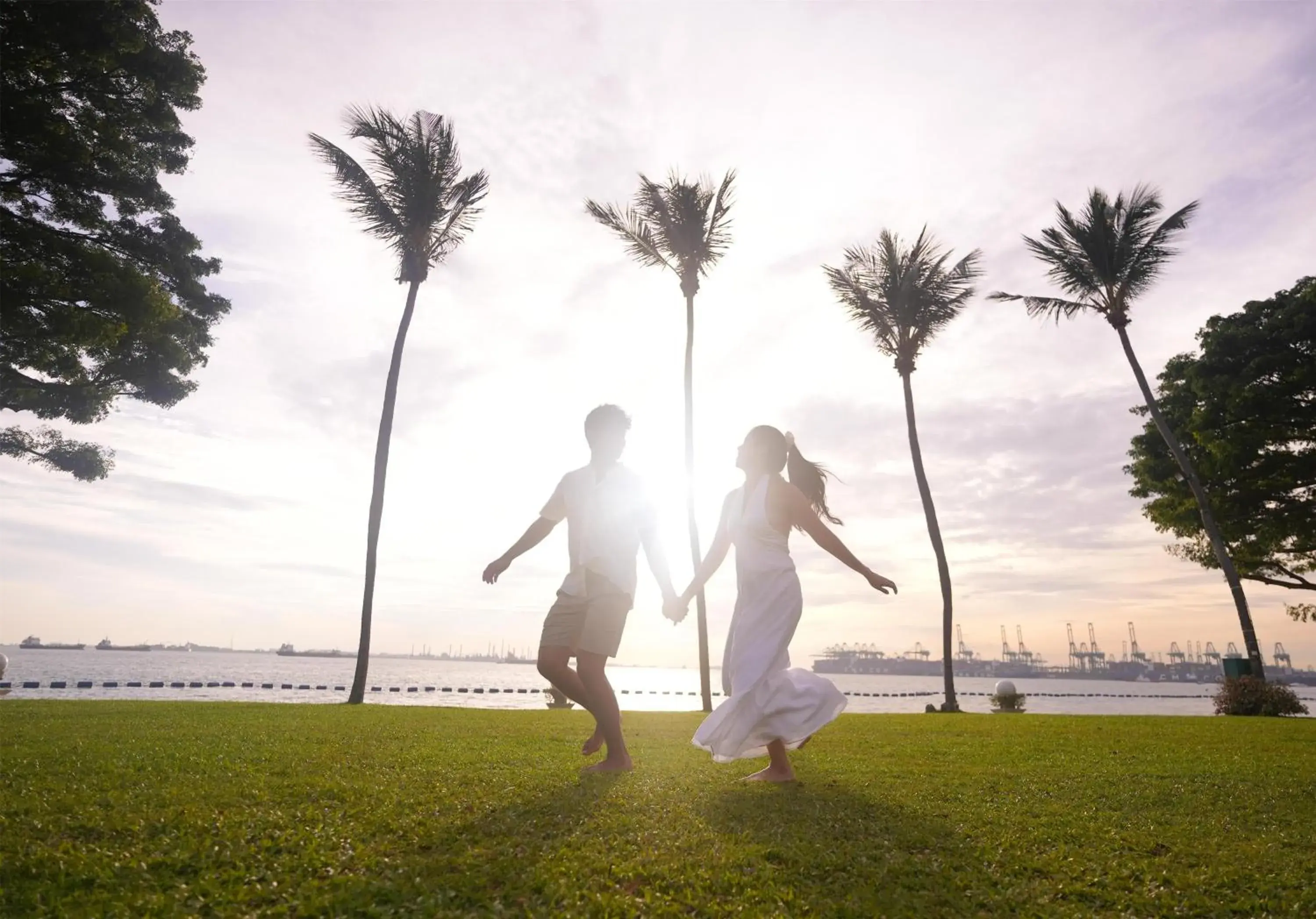 Panoramic King Room with Sea View in Shangri-La Rasa Sentosa, Singapore Panoramic King Room with Sea View in Shangri-La Rasa Sentosa, Singapore