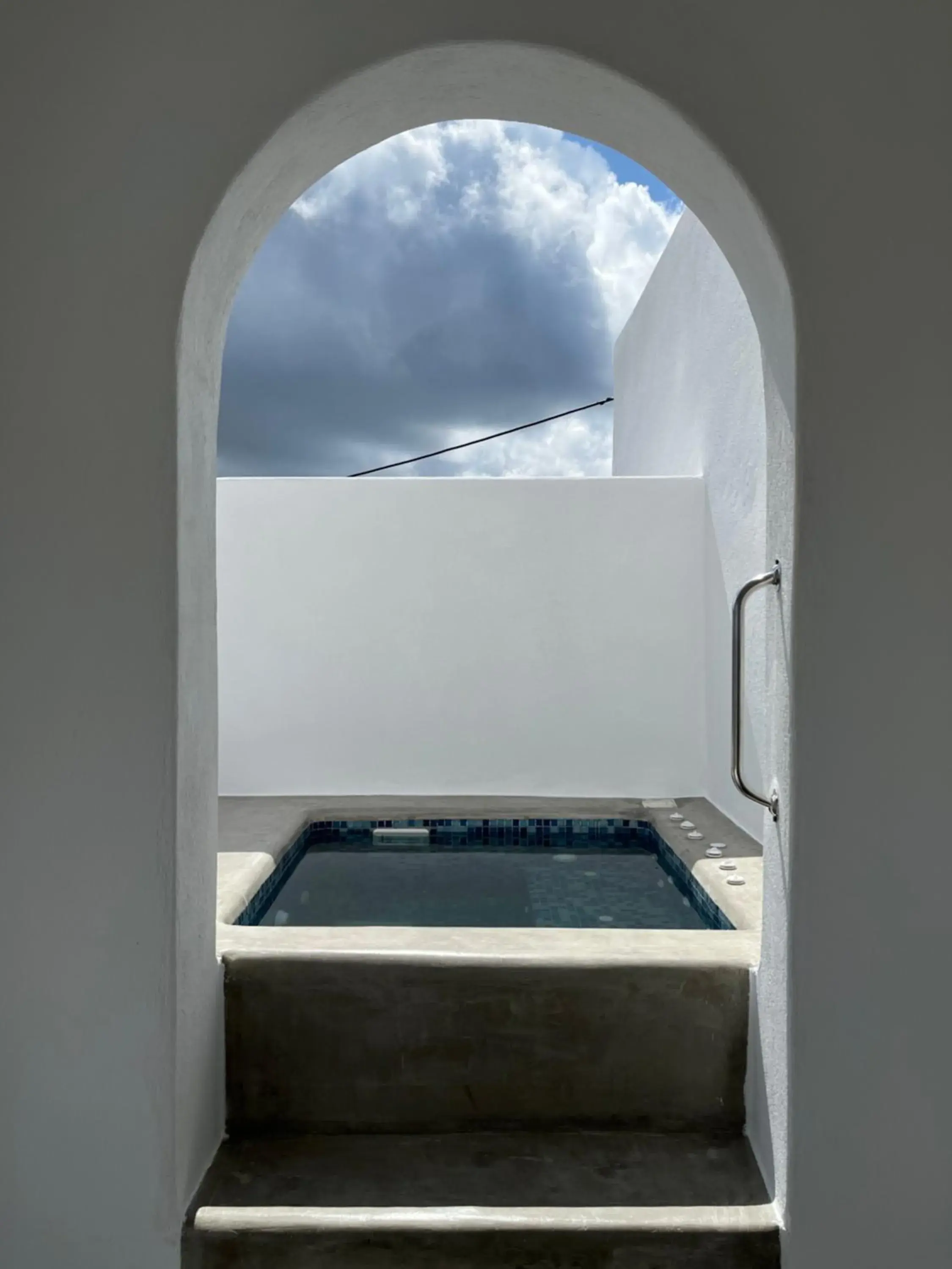 Double Room with Volcano & Sea View in Pancratium Villas & Suites Double Room with Volcano & Sea View in Pancratium Villas & Suites