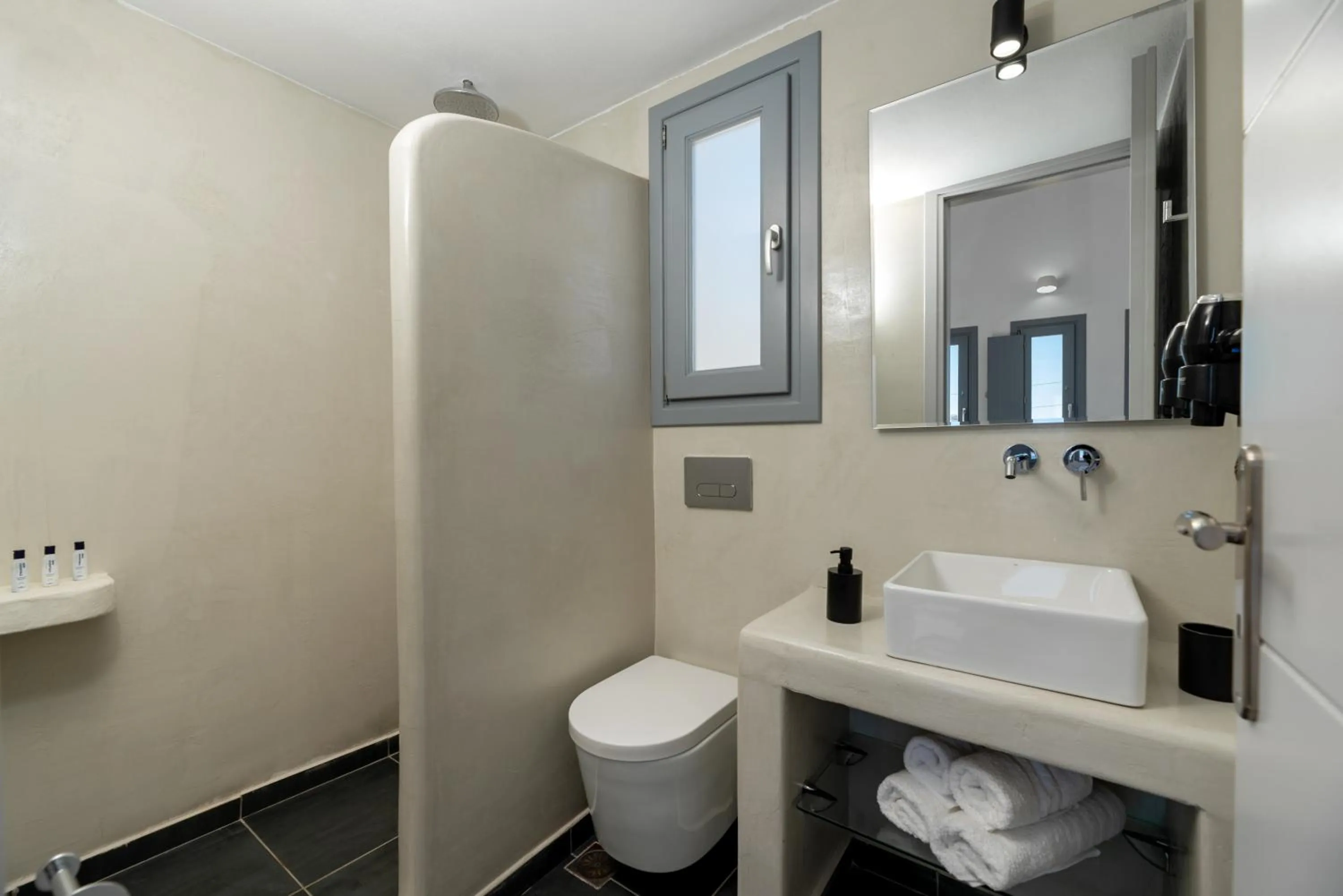 Shower in Pancratium Villas & Suites