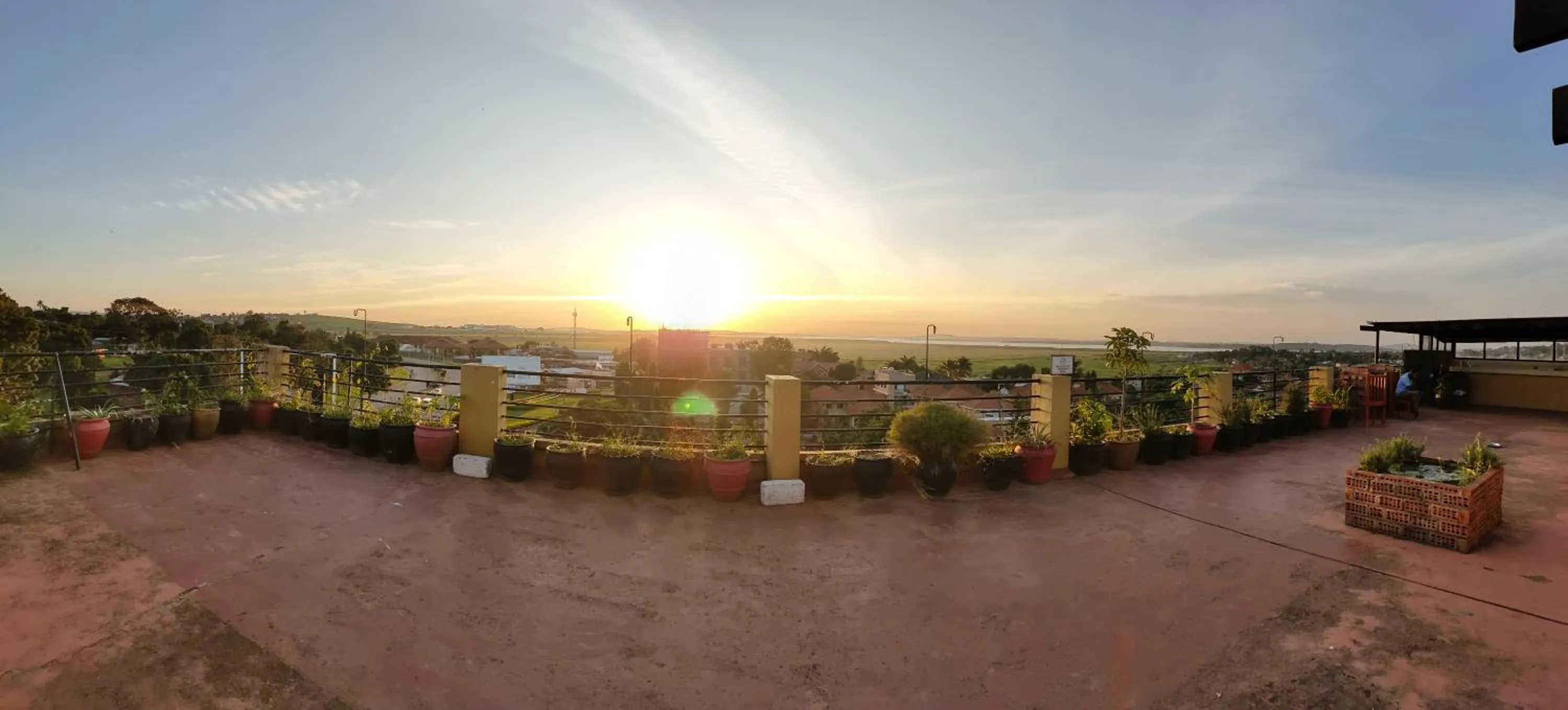Sunset in Pulickal Airport Hotel