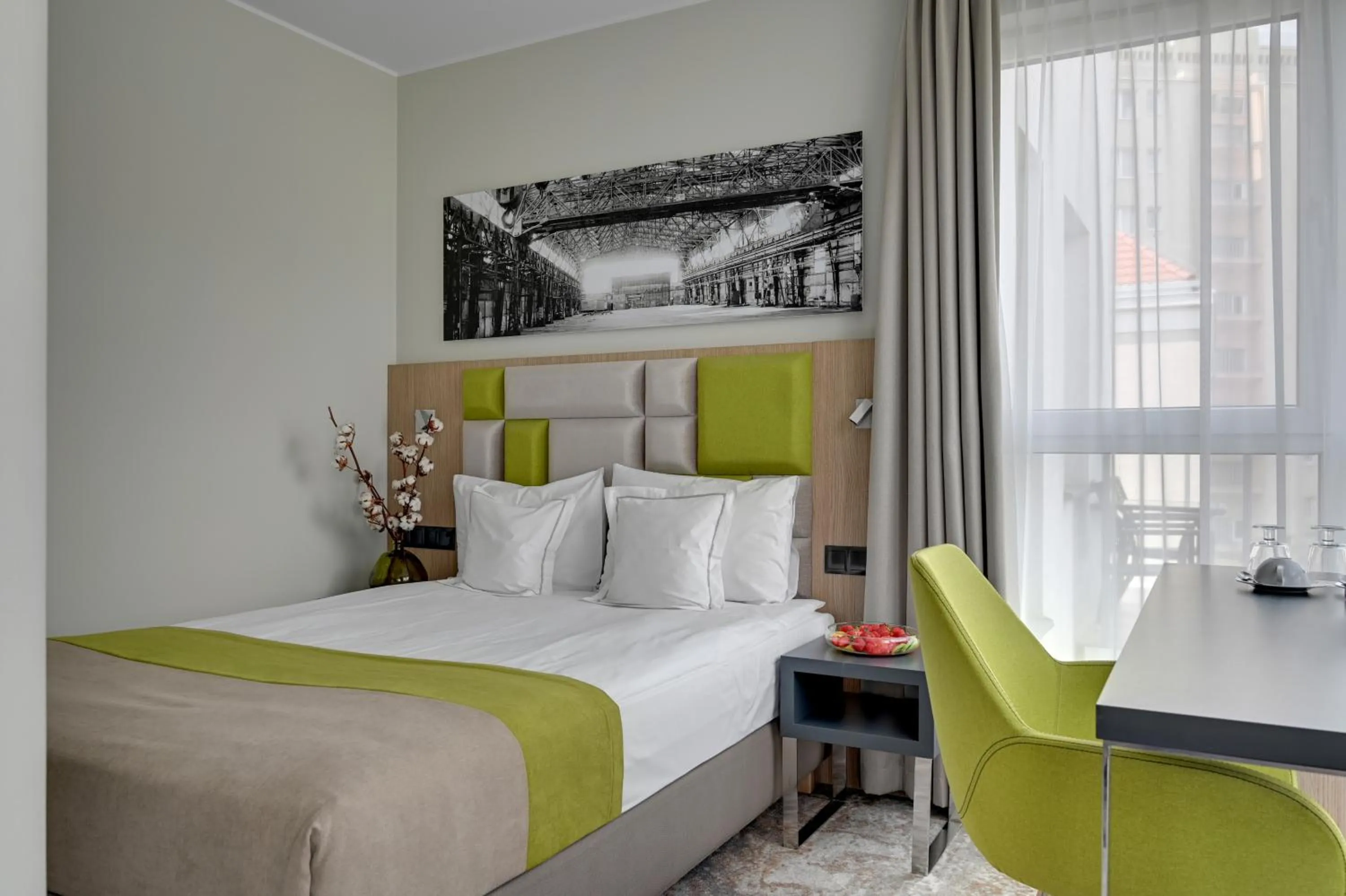 Bed in GRANO HOTEL Gdańsk Riverside dawniej HOTEL ALMOND BUSINESS & SPA