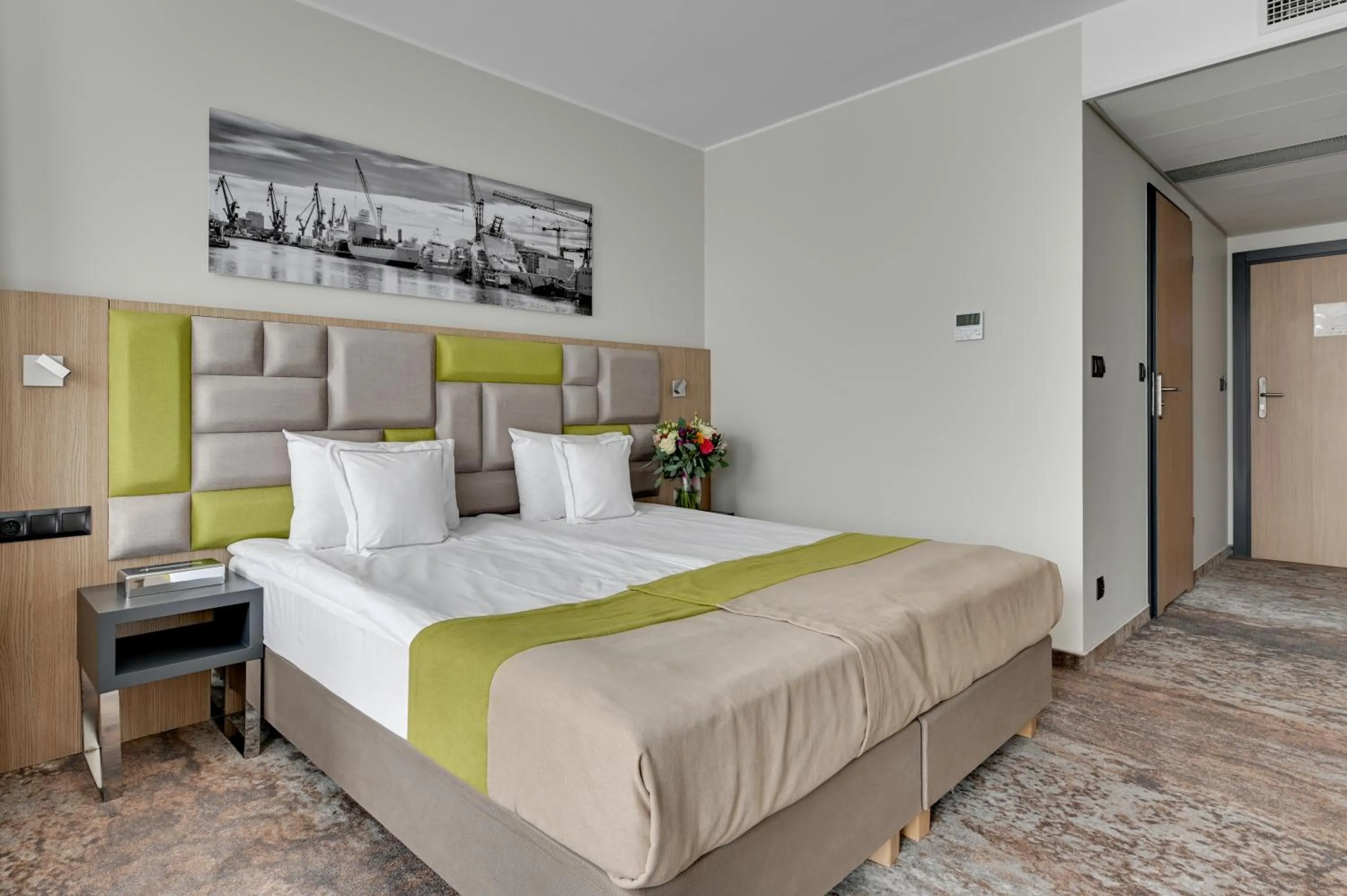 Bed in GRANO HOTEL Gdańsk Riverside dawniej HOTEL ALMOND BUSINESS & SPA