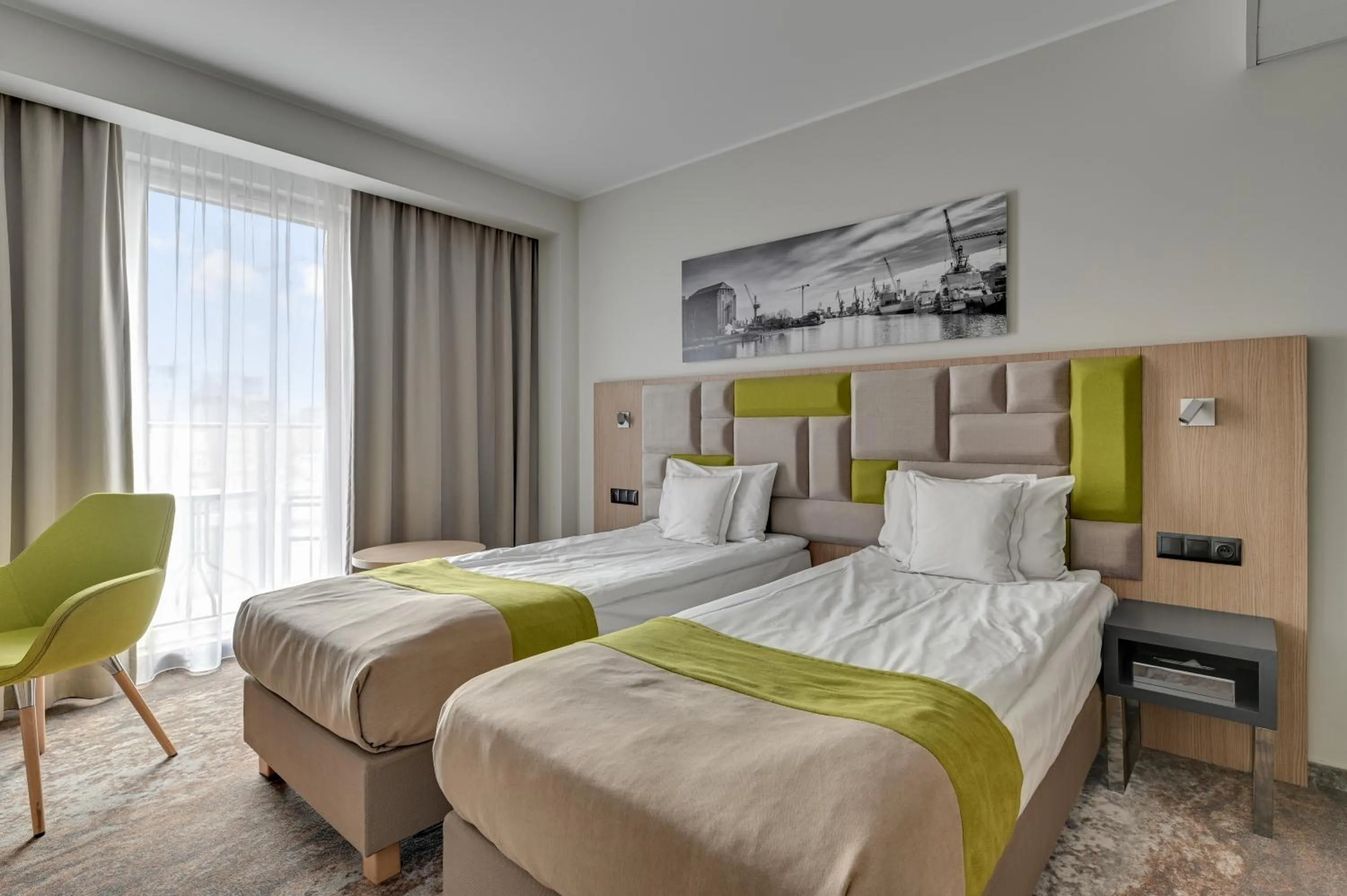 Bed in GRANO HOTEL Gdańsk Riverside dawniej HOTEL ALMOND BUSINESS & SPA