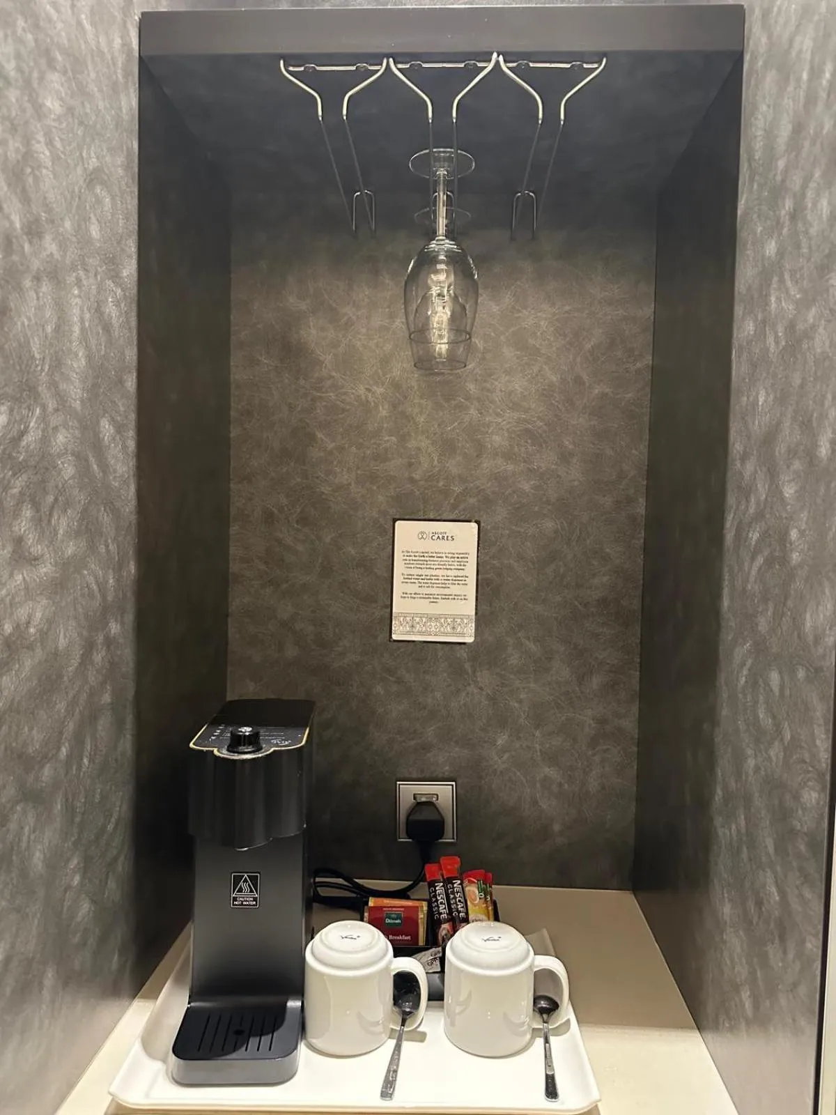 Coffee/tea facilities in D'Hotel Singapore managed by The Ascott Limited