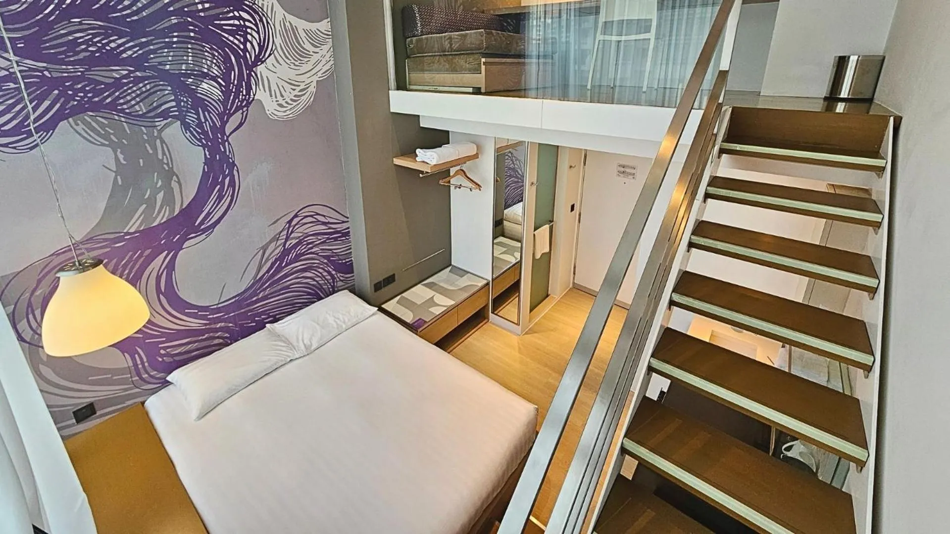 Bed in Studio M Hotel