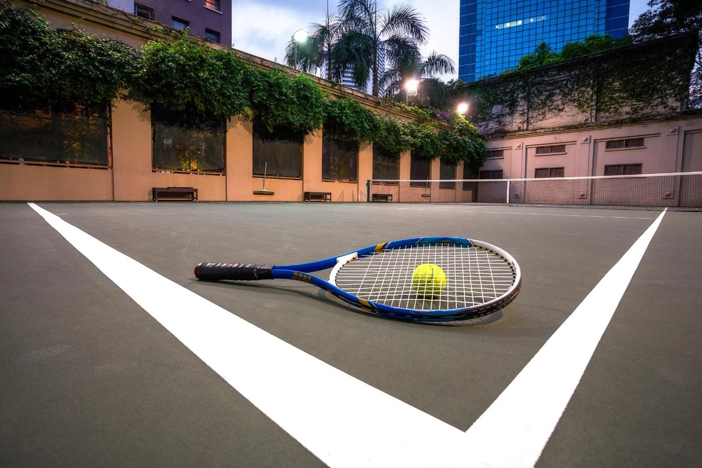 Tennis court in Orchard Parksuites by Far East Hospitality