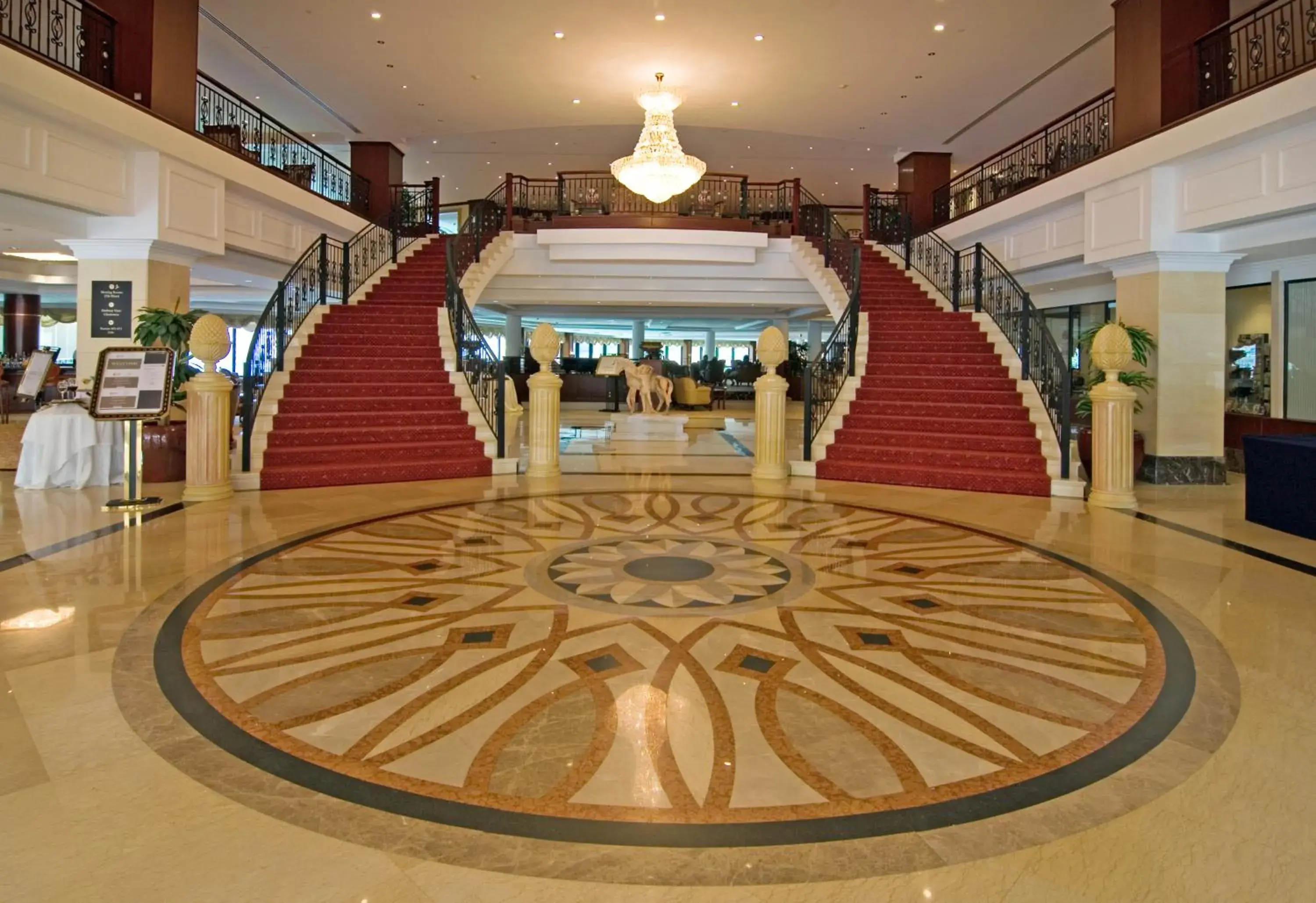 Lobby or reception in Grand Hotel Excelsior Lobby or reception in Grand Hotel Excelsior