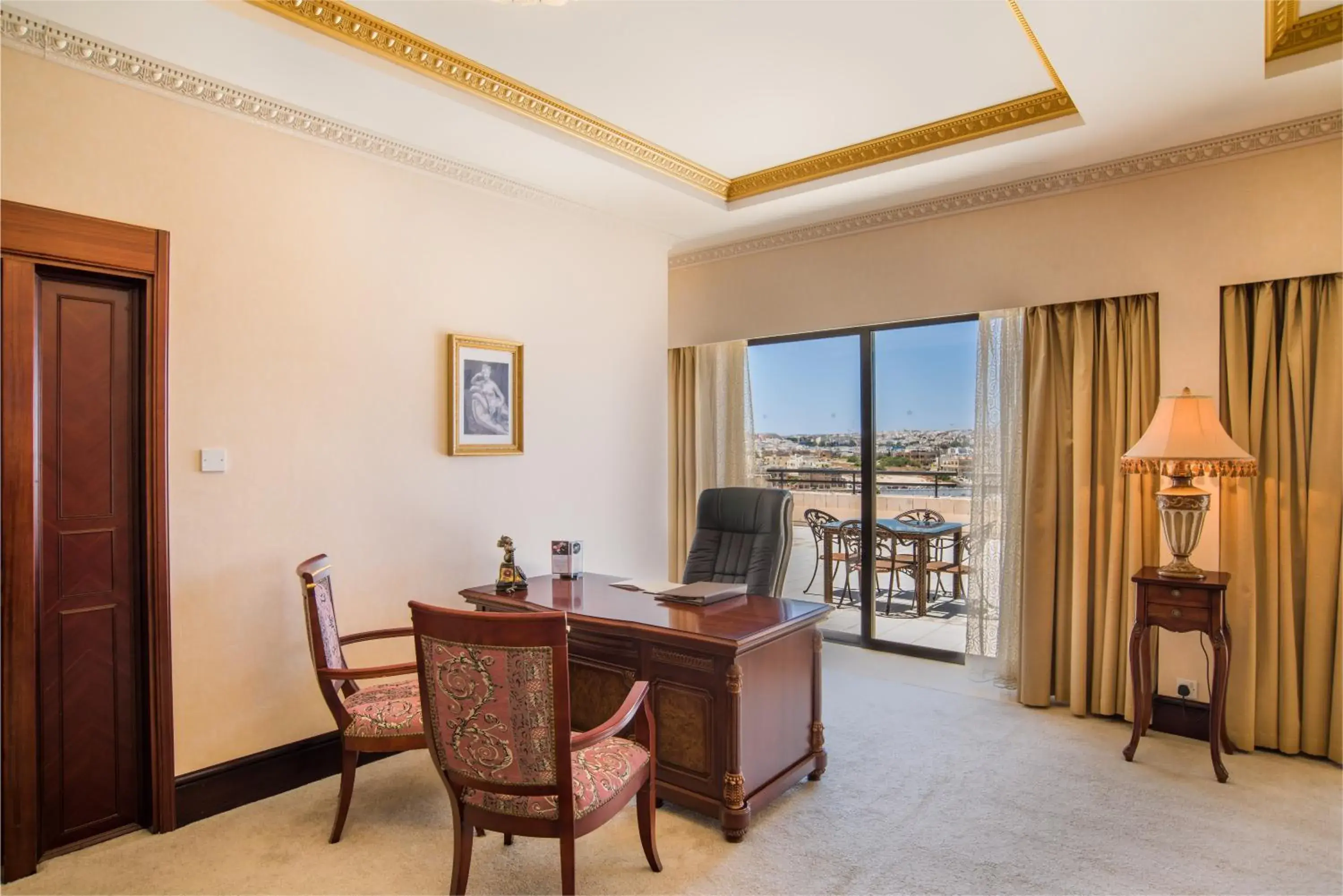 Living room in Grand Hotel Excelsior Living room in Grand Hotel Excelsior