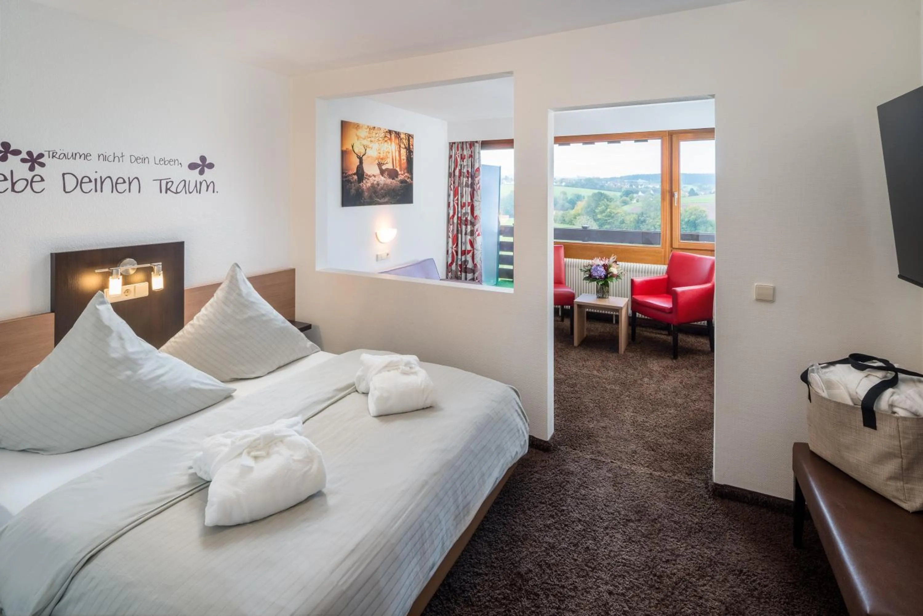 Photo of the whole room, Bed in Hotel-Resort Waldachtal - Adults only