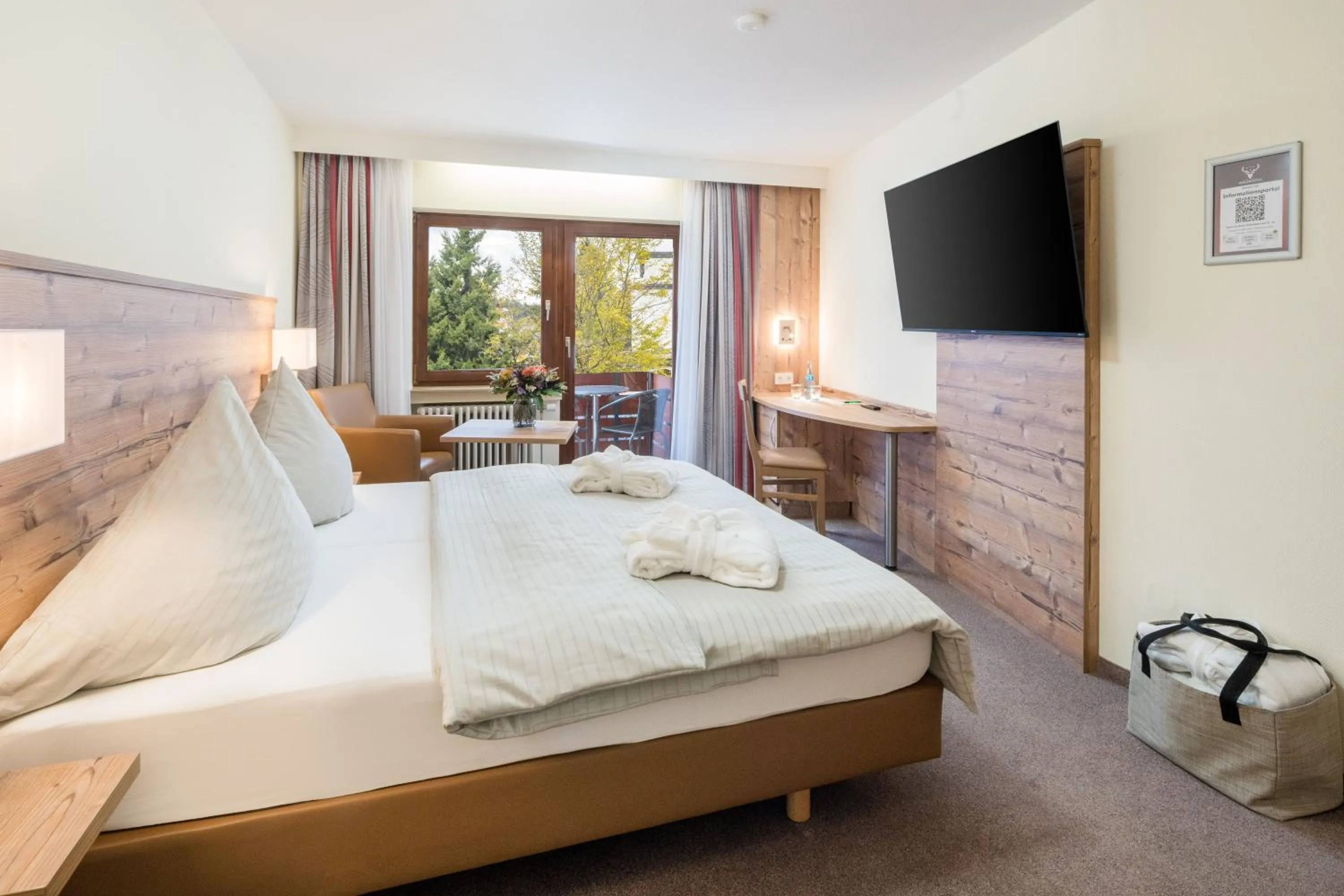 Bedroom, Bed in Hotel-Resort Waldachtal - Adults only