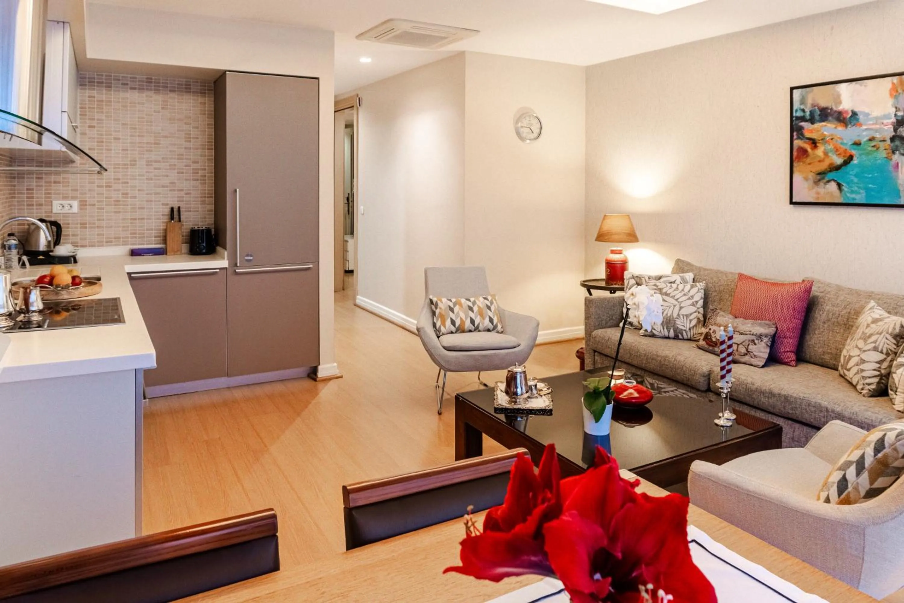 Living room in Cheya Deluxe Residence Nisantasi Istanbul City Center