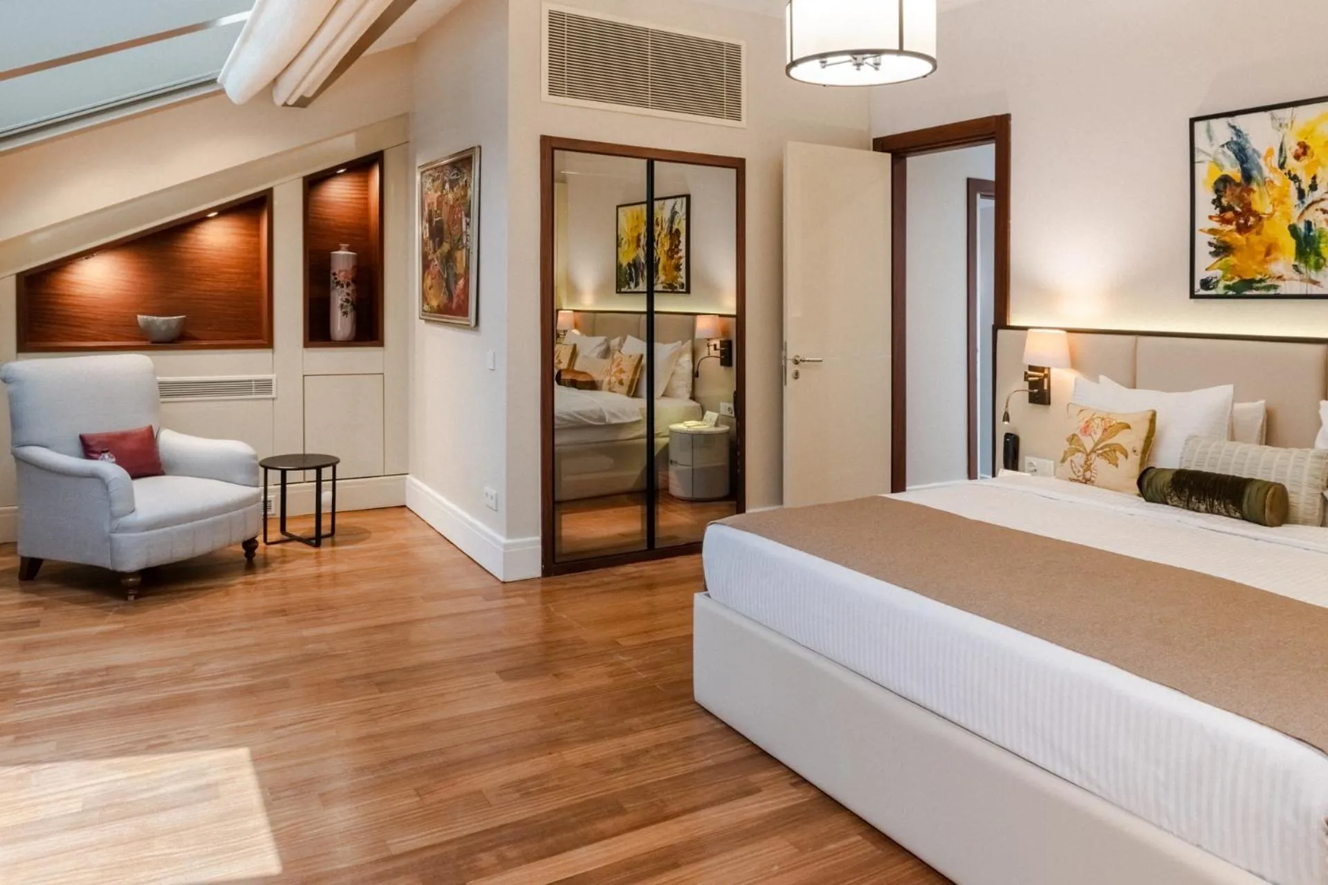 Bed in Cheya Deluxe Residence Nisantasi Istanbul City Center