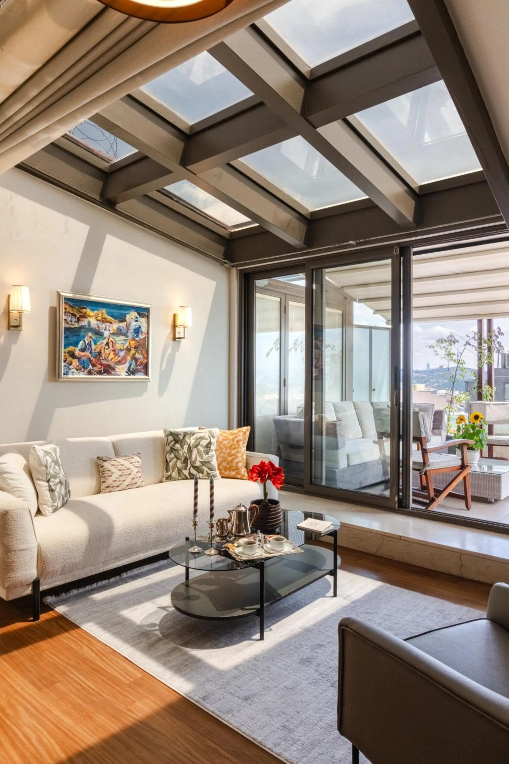 Living room in Cheya Deluxe Residence Nisantasi Istanbul City Center