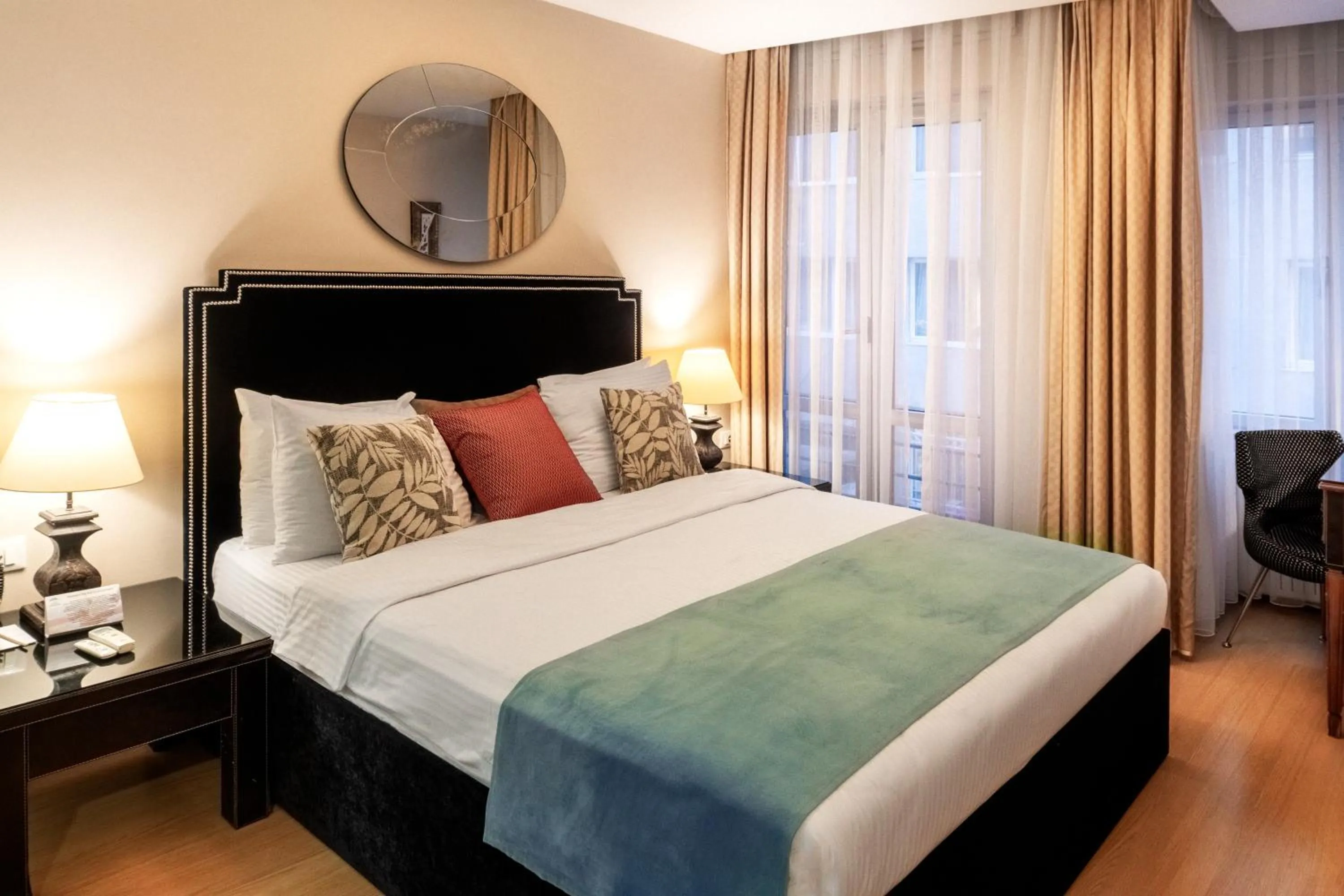 Bed in Cheya Deluxe Residence Nisantasi Istanbul City Center