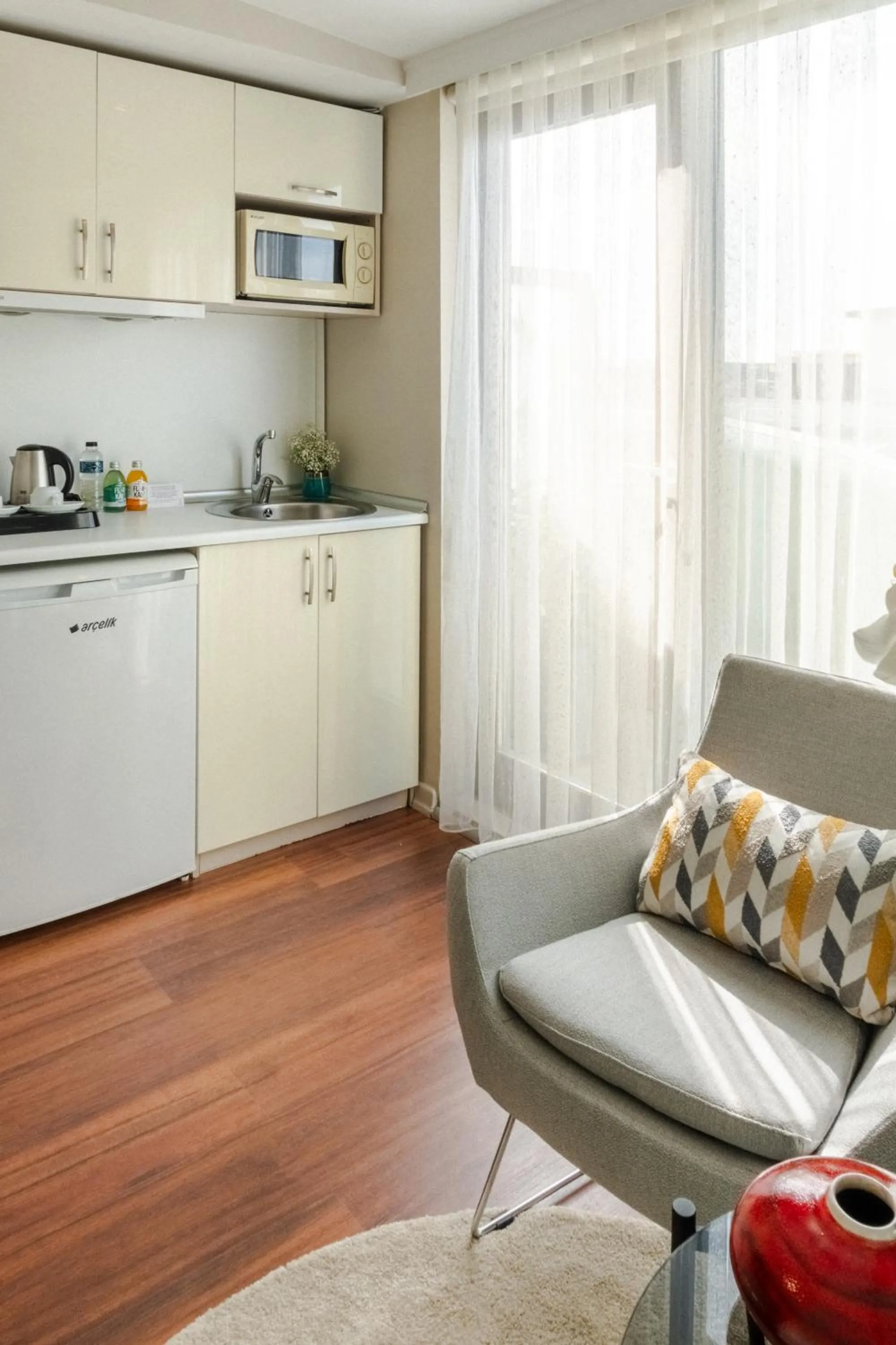 Kitchen or kitchenette in Cheya Deluxe Residence Nisantasi Istanbul City Center